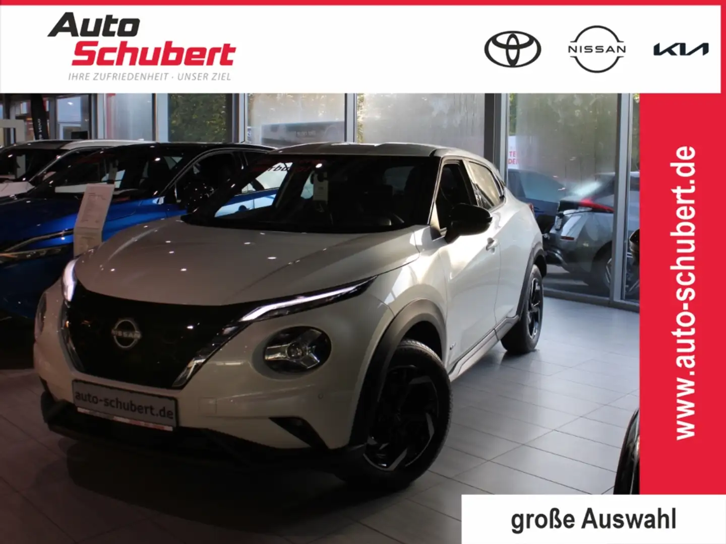 Nissan Juke 1.6 Hybrid N-Connecta Navi SITZHZG Voll-LED-Schein Weiß - 1