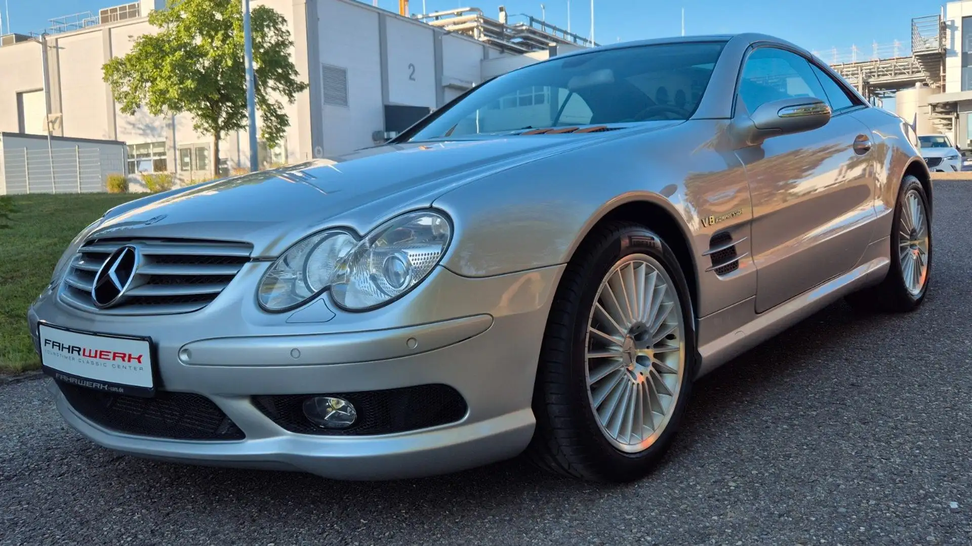 Mercedes-Benz SL 55 AMG SL55, Jahreswagenzustand, www.fahrwerk-cars.de Silber - 2