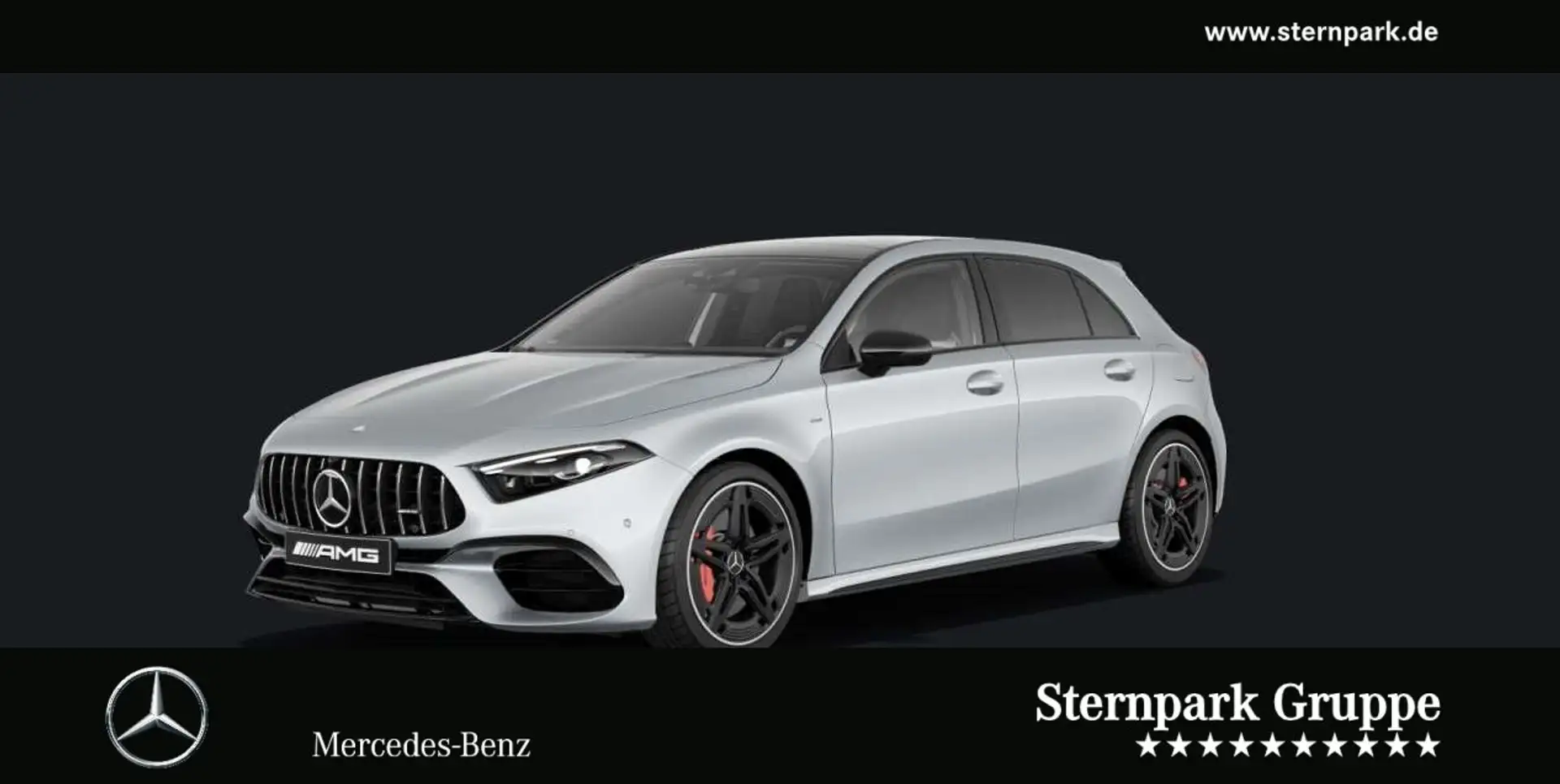 Mercedes-Benz A 45 AMG AMG A 45 S 4M+ 'PSitze'Pano'HeadUp'driversP' Navi Silber - 1