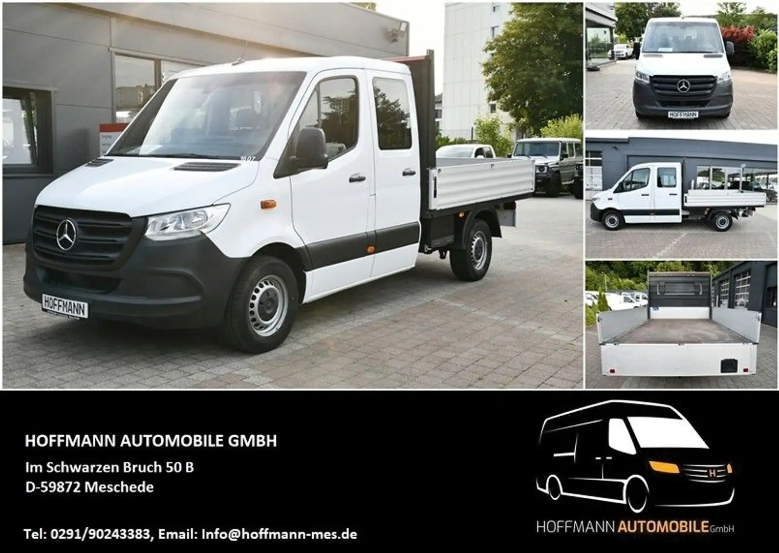 Mercedes-Benz Sprinter 315 Pritsche DoKa RWD L2 **AHK 3500 KG* Weiß - 1