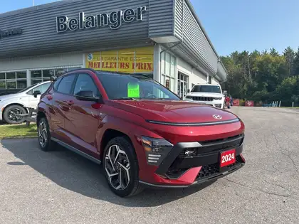 Red 2024 Hyundai Kona N Line AWD SUV / Crossover All-Wheel Drive 8-Speed Automatic