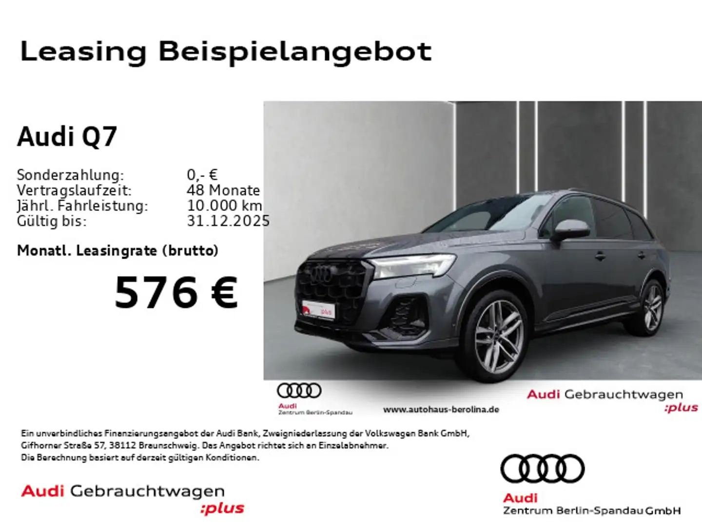 Audi Q7 45 TDI qu. S line tiptronic *MATRIX*360°*HuD* Grau - 1