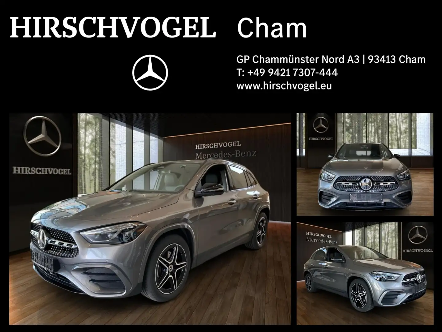 Mercedes-Benz GLA 220 d 4M EDITION AMG-Line+Night+AHK+DISTRON Grijs - 1