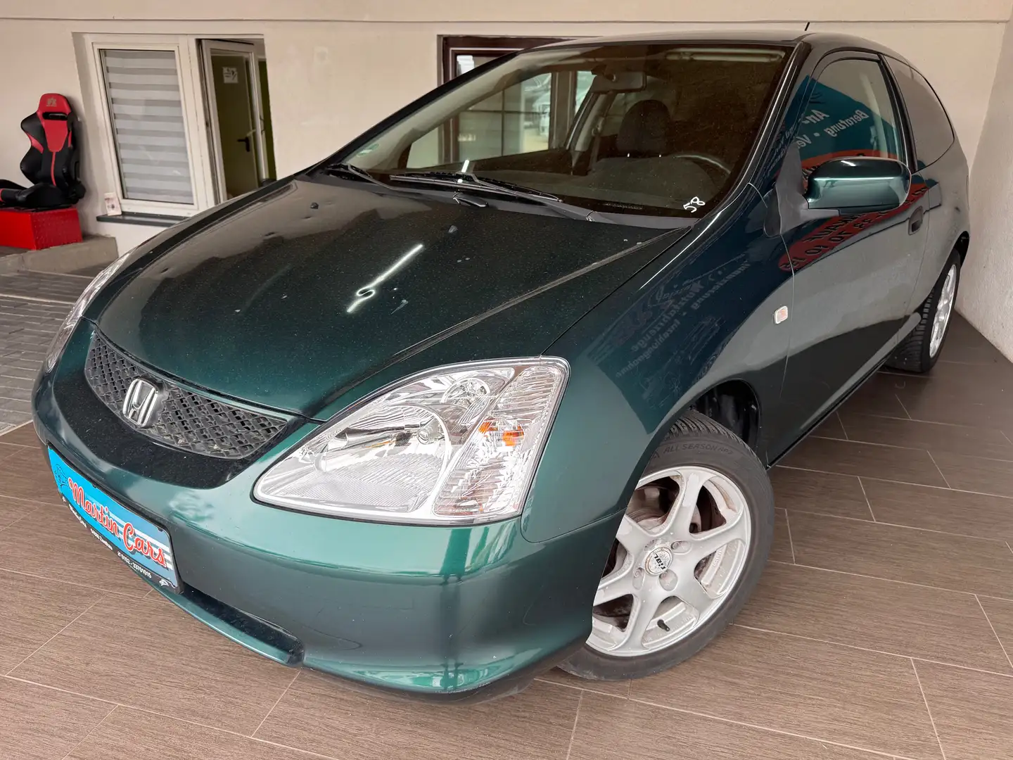Honda Civic Klimaanlag TUEV 08/2027 Zentrale Radio/CD gepflegt Grün - 1