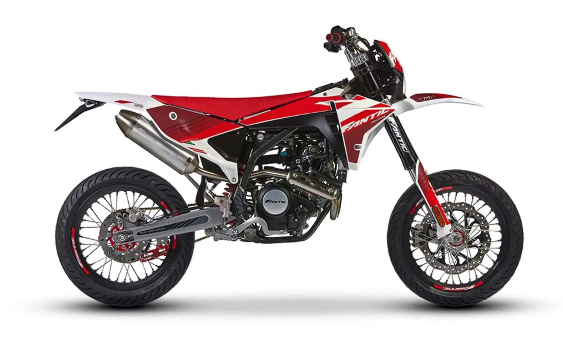 Fantic XMF 125 4T Performance 24 Rouge - 1