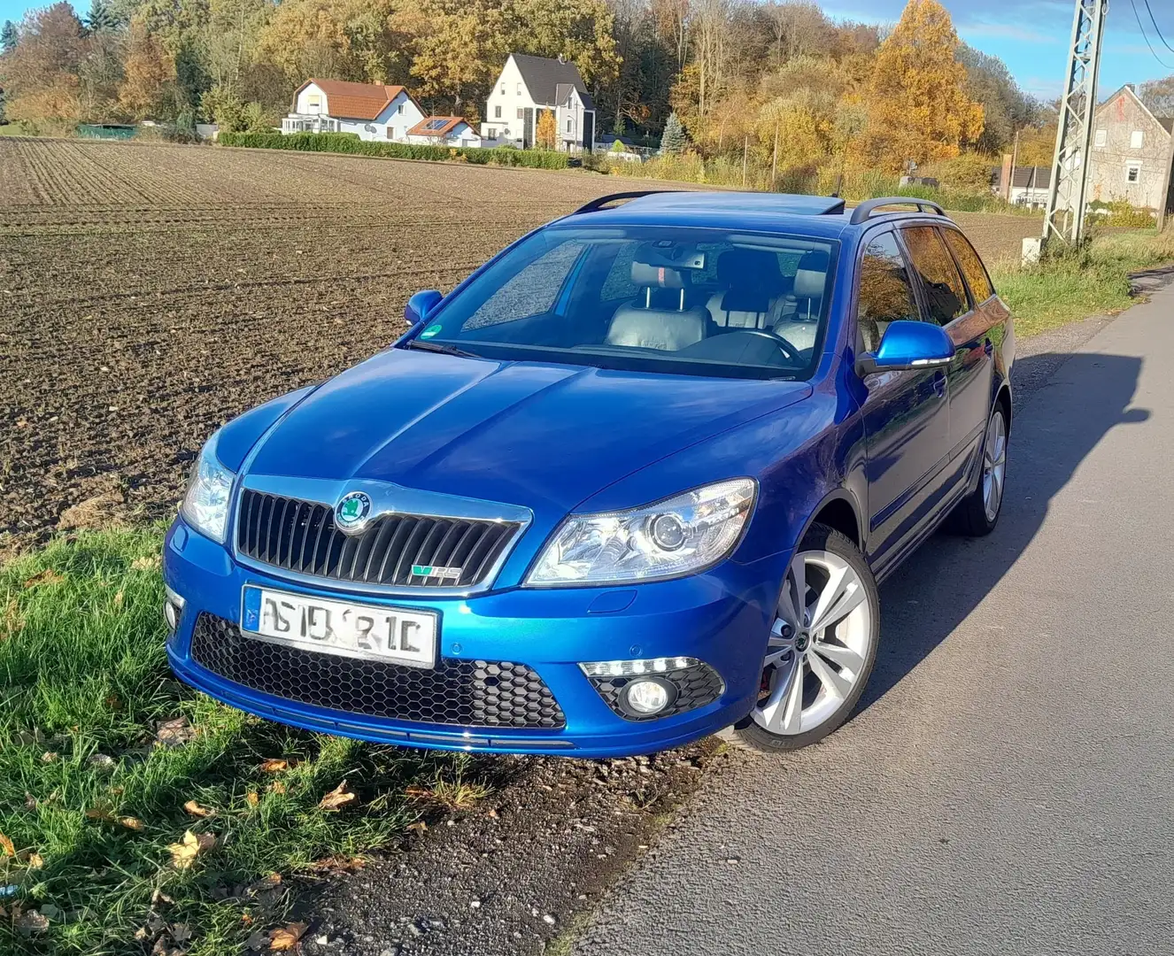 Skoda Octavia Octavia II Combi Diesel Combi 2.0 TDI DPF RS Modrá - 1