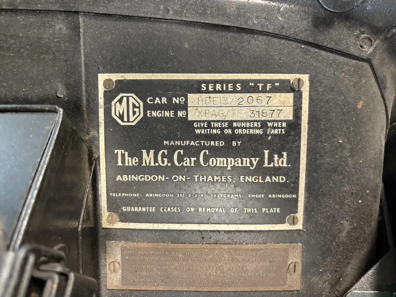 MG TF RHD 1250cc, foto 7