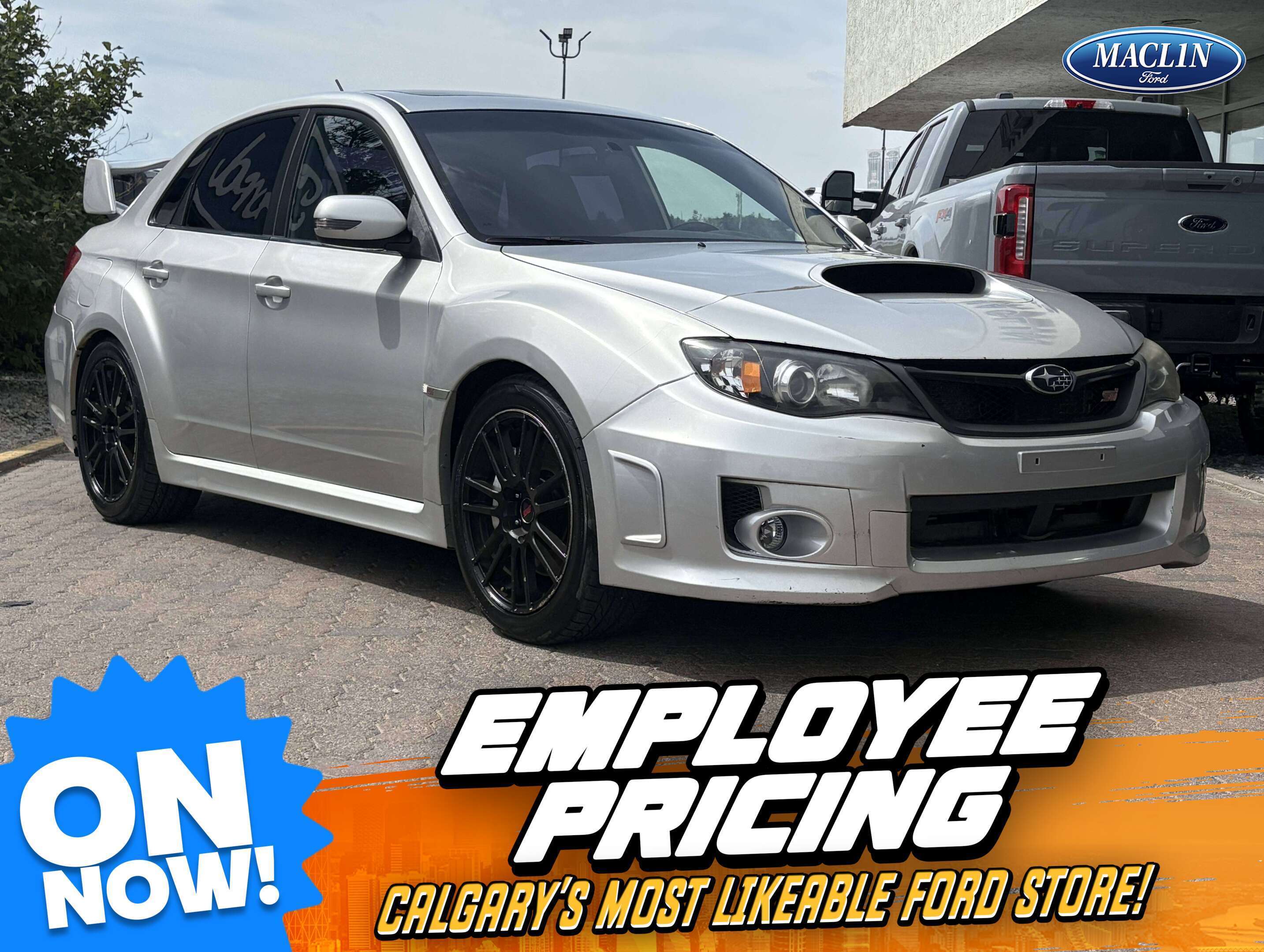 Silver 2011 Subaru Impreza WRX STI Sedan All-Wheel Drive 6-Speed Manual