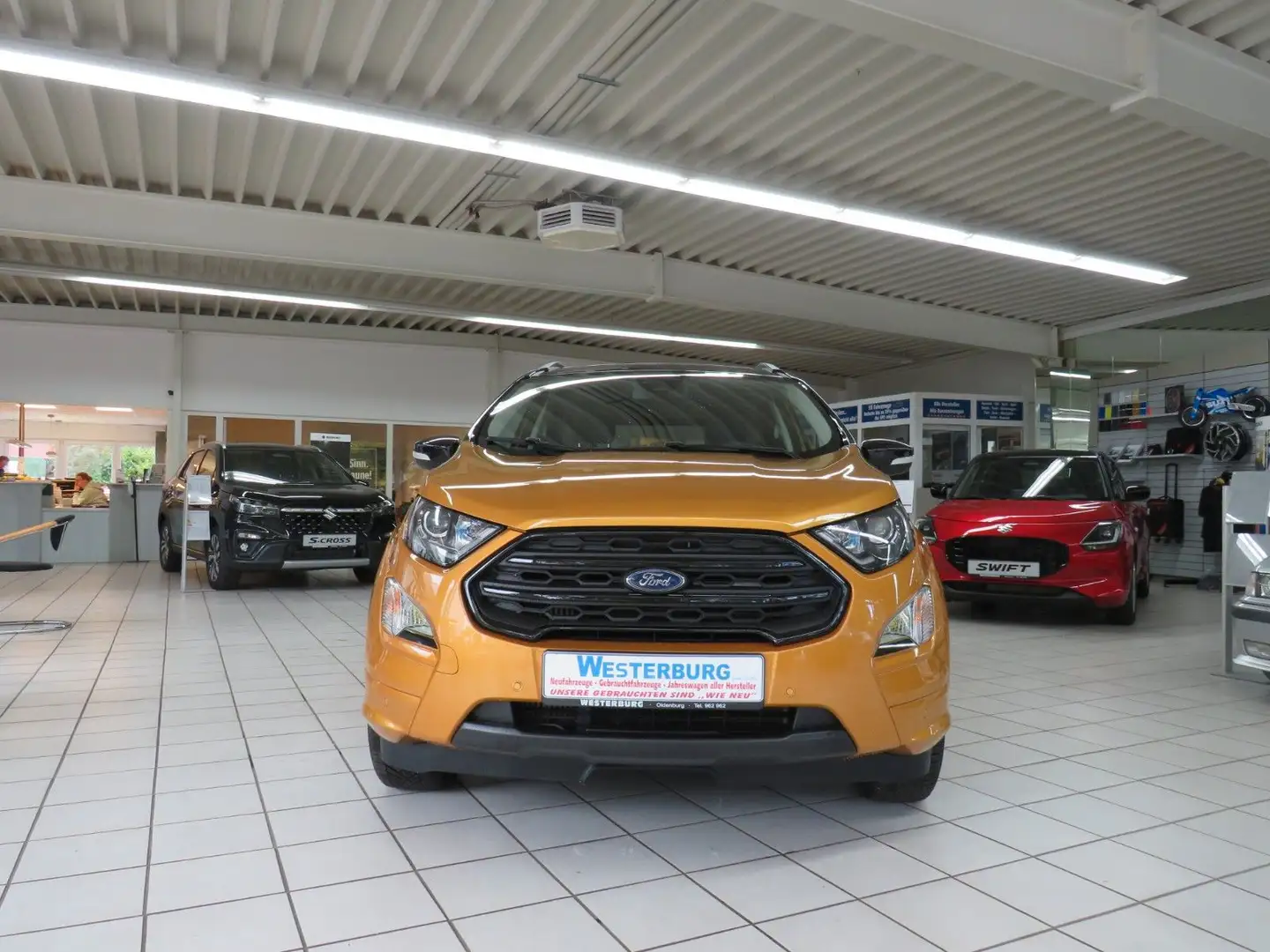 Ford EcoSport 1,0 Eco Boost ST-Line Gelb - 2