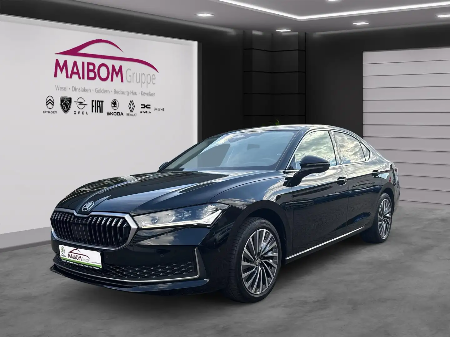 Skoda Superb 2.0 TDI*DSG*L&K*Leder*Standheizung*Fahrassist.Plus Schwarz - 1