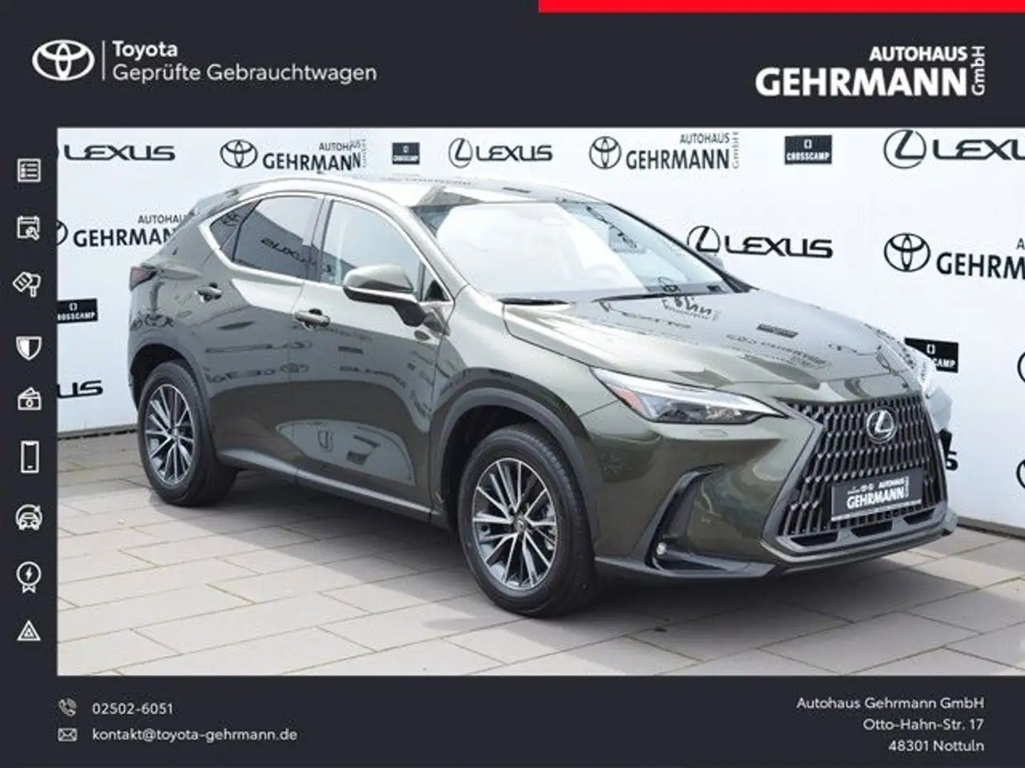 Lexus NX 450h+ 2,5 PHEV AWD Business Plus Grün - 1