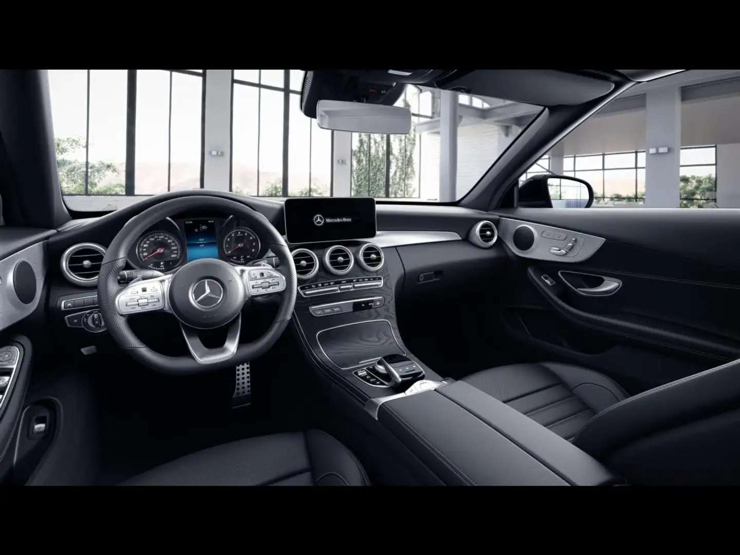 Mercedes-Benz C 300 Cabrio AMG Navi Kamera Spur-Paket Airscarf Schwarz - 2
