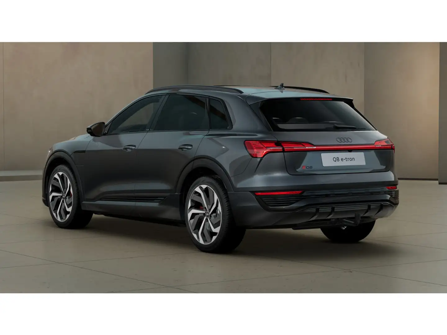 Audi Q8 e-tron 55 S line/Black+/Matrix/Pano/HuD/360°/ACC Gris - 2