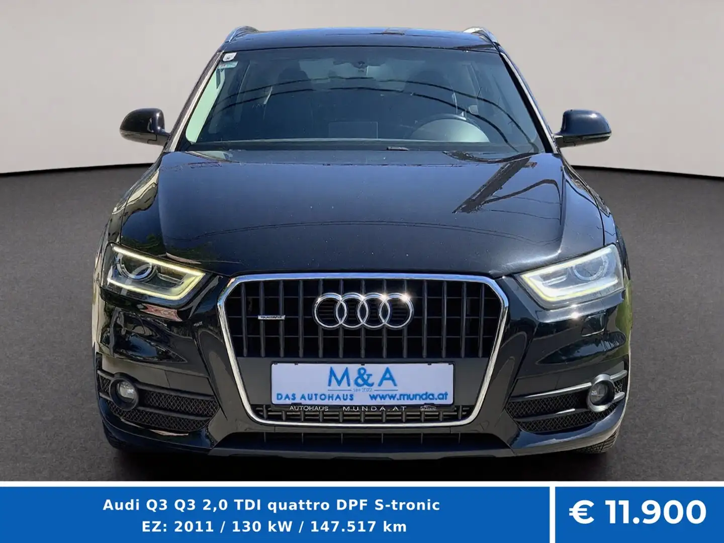 Audi Q3 Q3 2,0 TDI quattro DPF S-tronic Schwarz - 2
