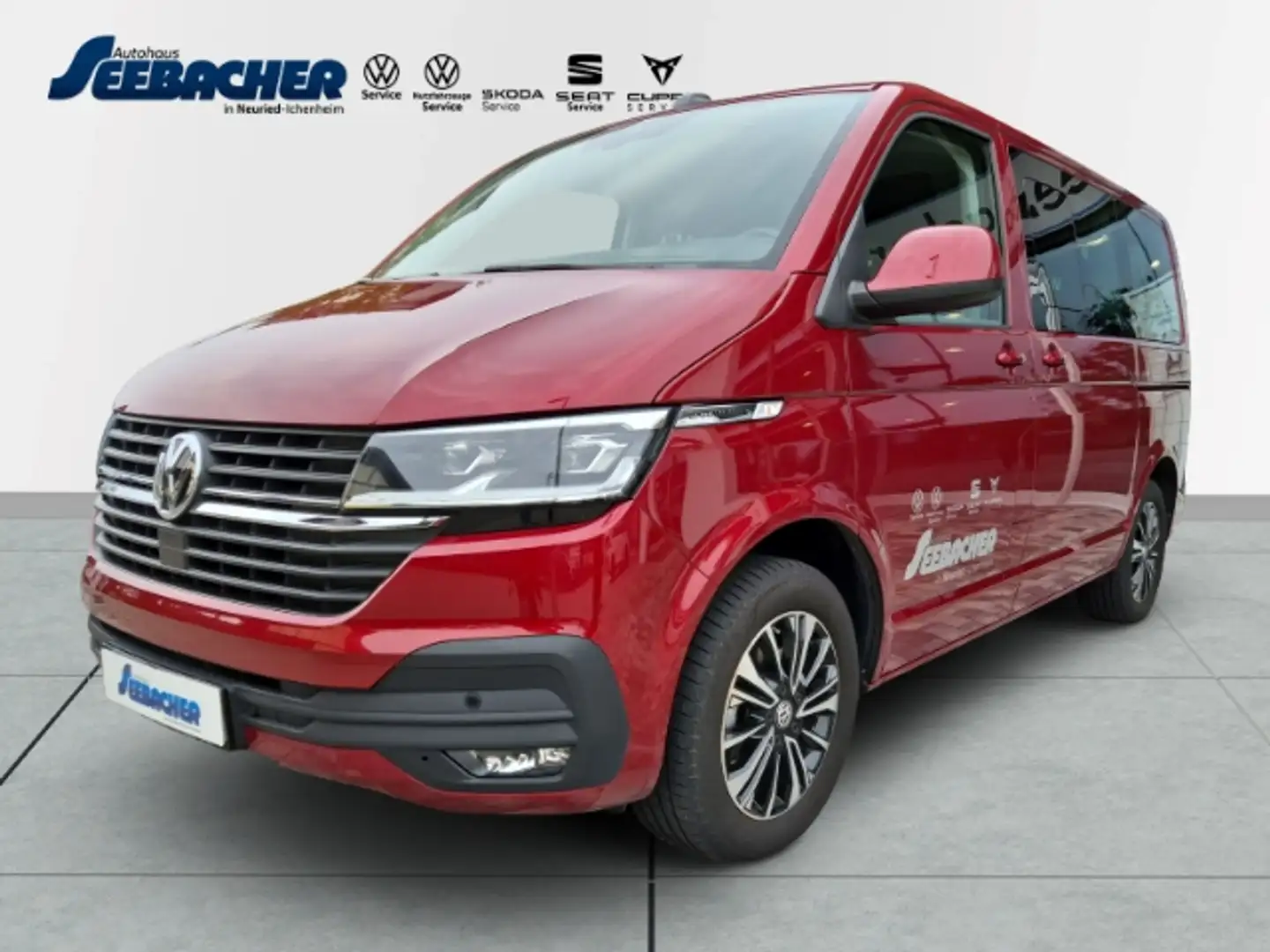 Volkswagen T6.1 Caravelle *Trendline* 2,0 TDi DSG *8-Sitzer*LED*Navi* Rouge - 1