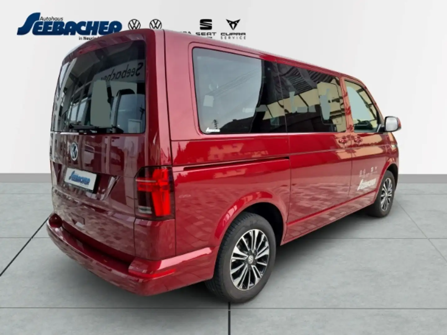 Volkswagen T6.1 Caravelle *Trendline* 2,0 TDi DSG *8-Sitzer*LED*Navi* Rouge - 2