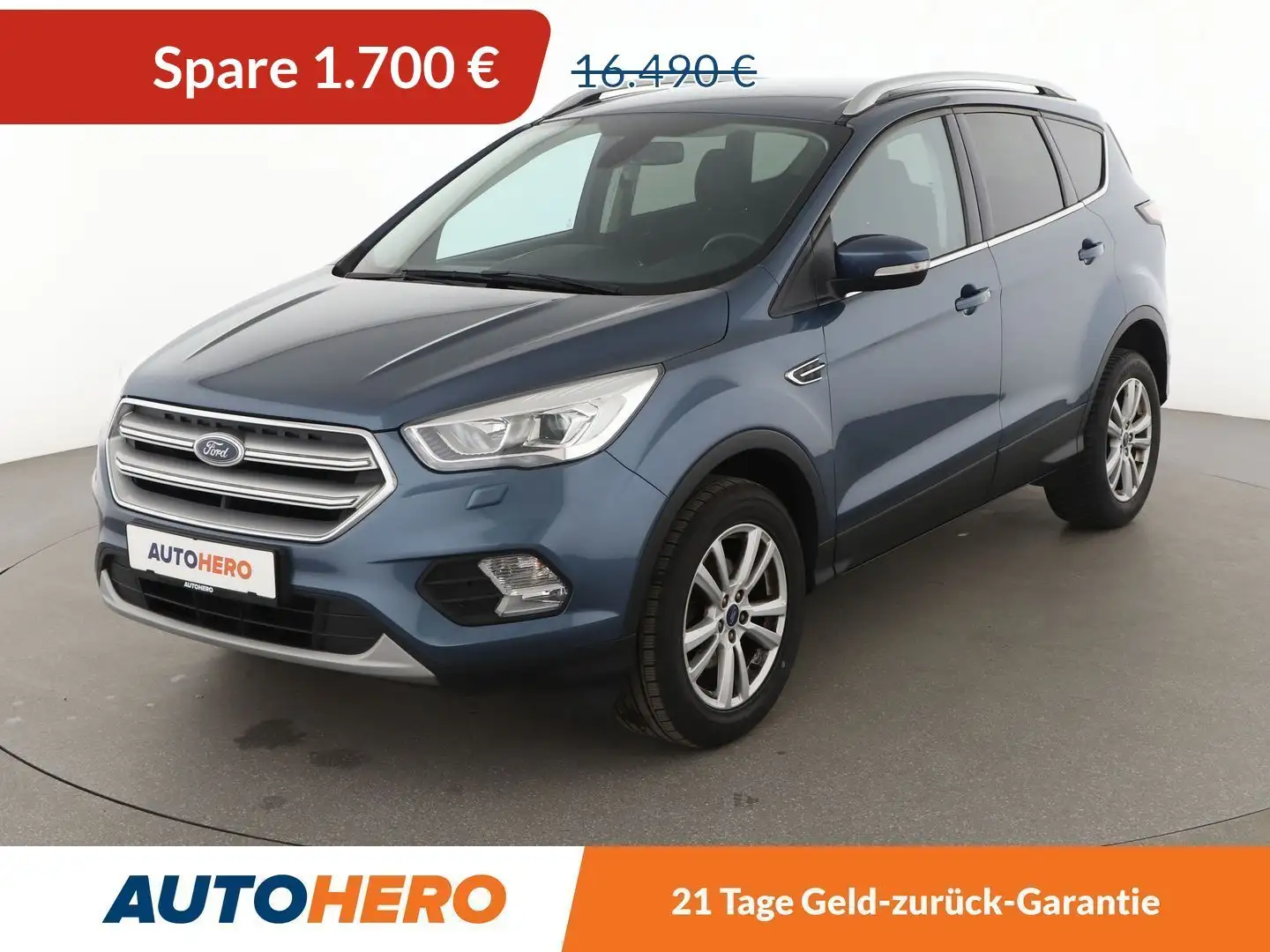 Ford Kuga 1.5 EcoBoost Cool&Connect*NAVI*TEMPO*PDC*SHZ*AHK* Blau - 1