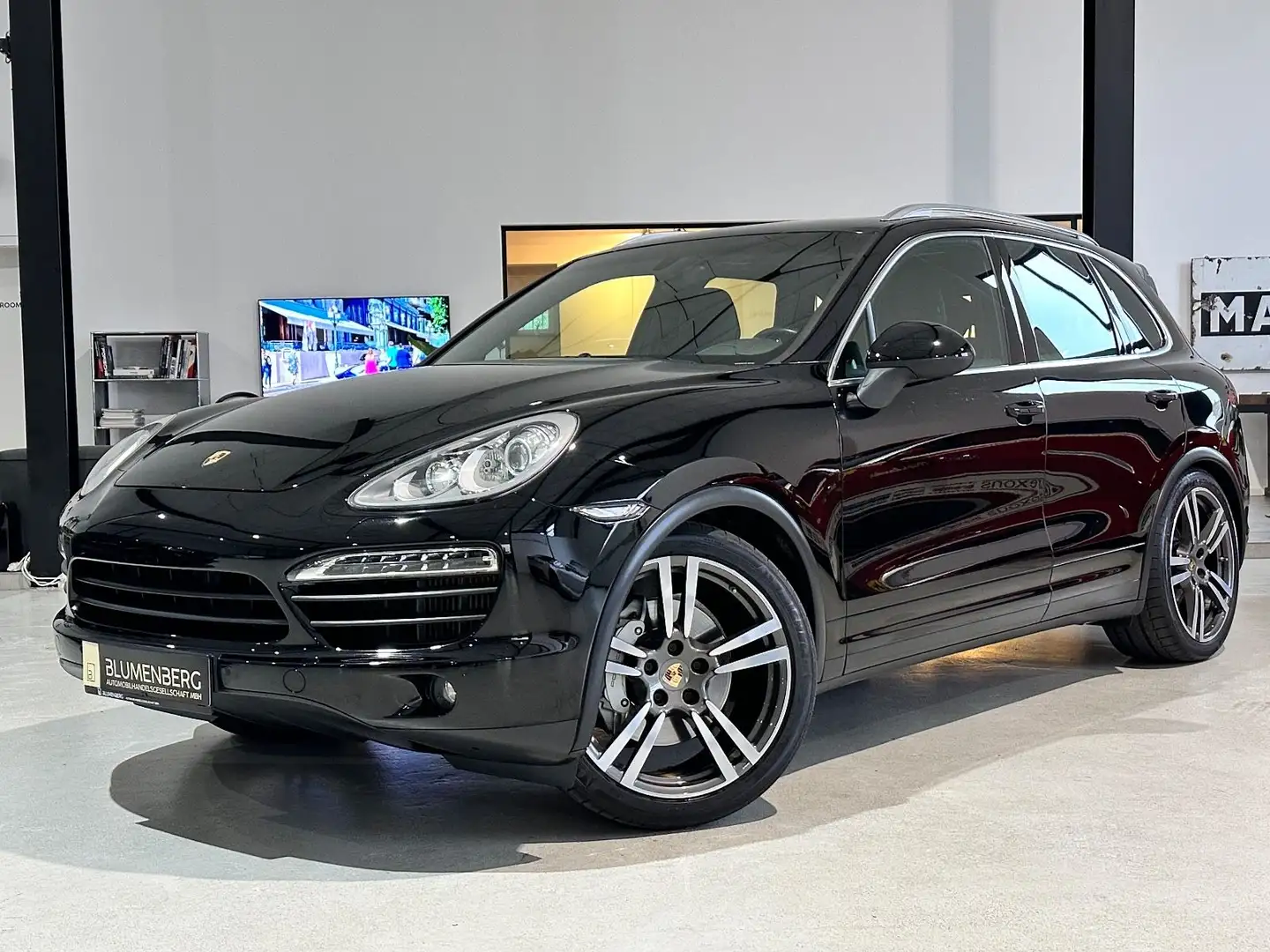 Porsche Cayenne S Diesel *Luft,AHK,Pano,PDLS,Navi,PDC* Nero - 1