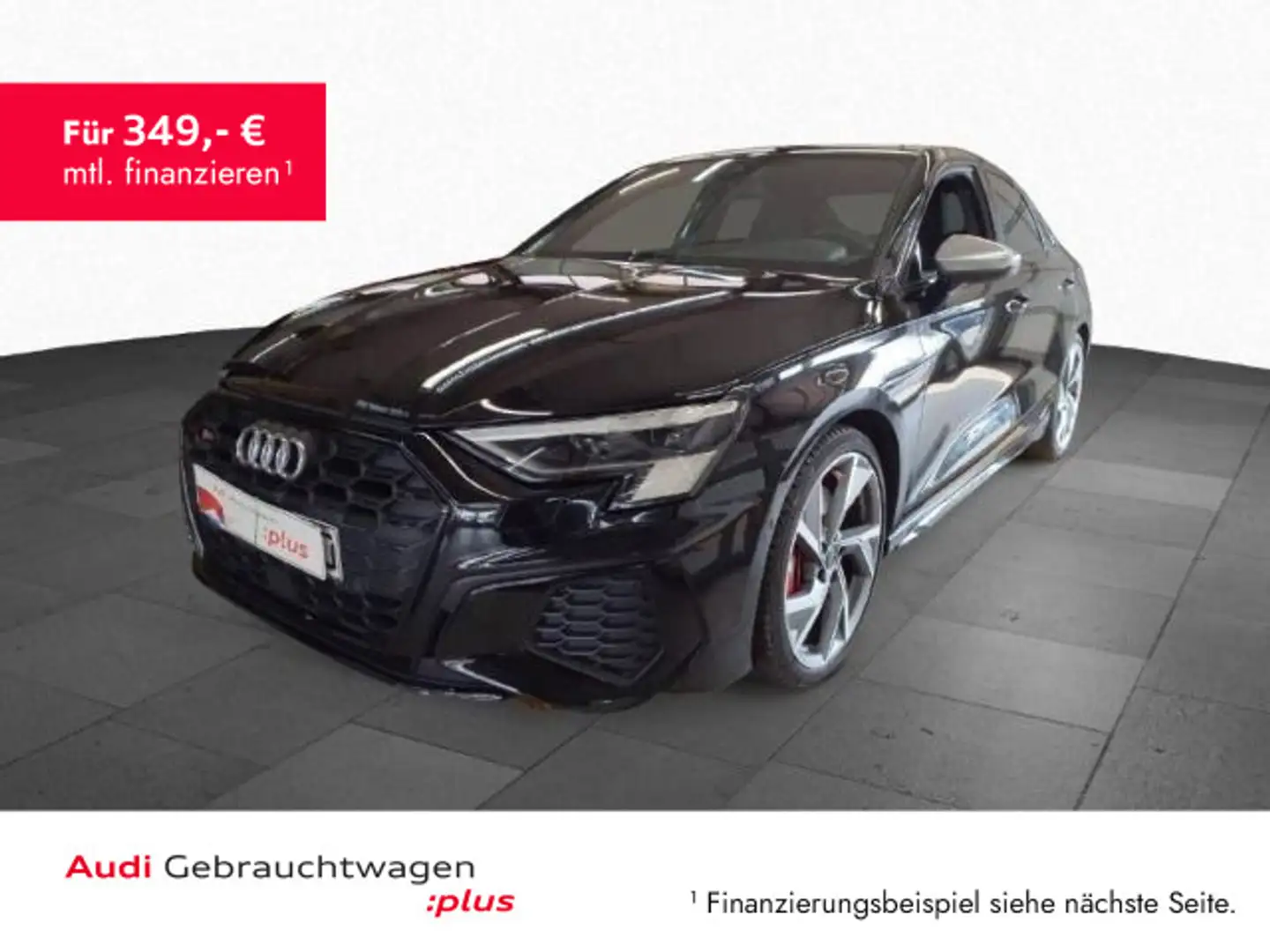 Audi S3 S3 Lim. 2.0 TFSI qu. Matrix B&O HuD Pano Kamera Zwart - 1