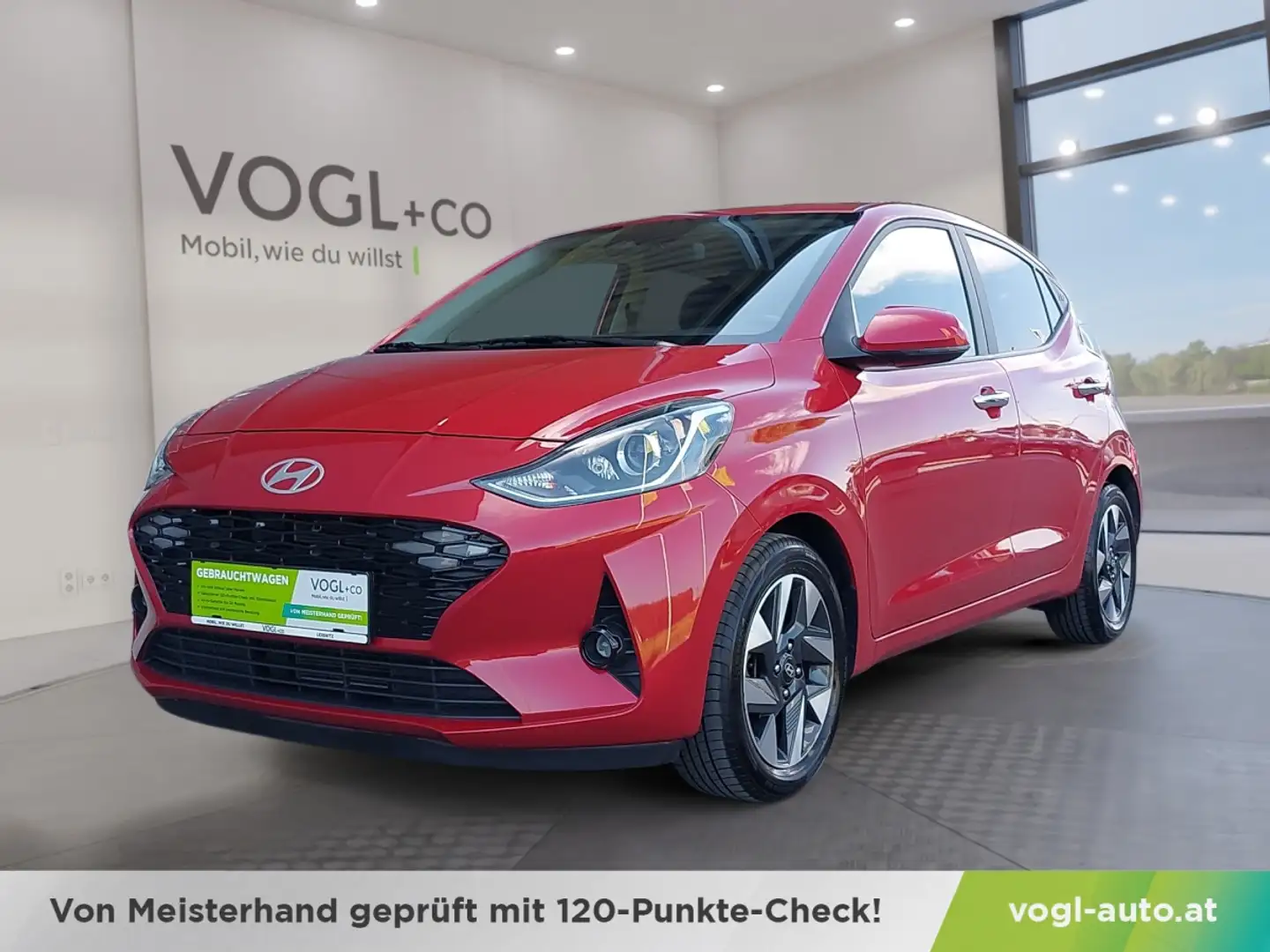 Hyundai i10 Trend Line 1,2 Automatik Rot - 1