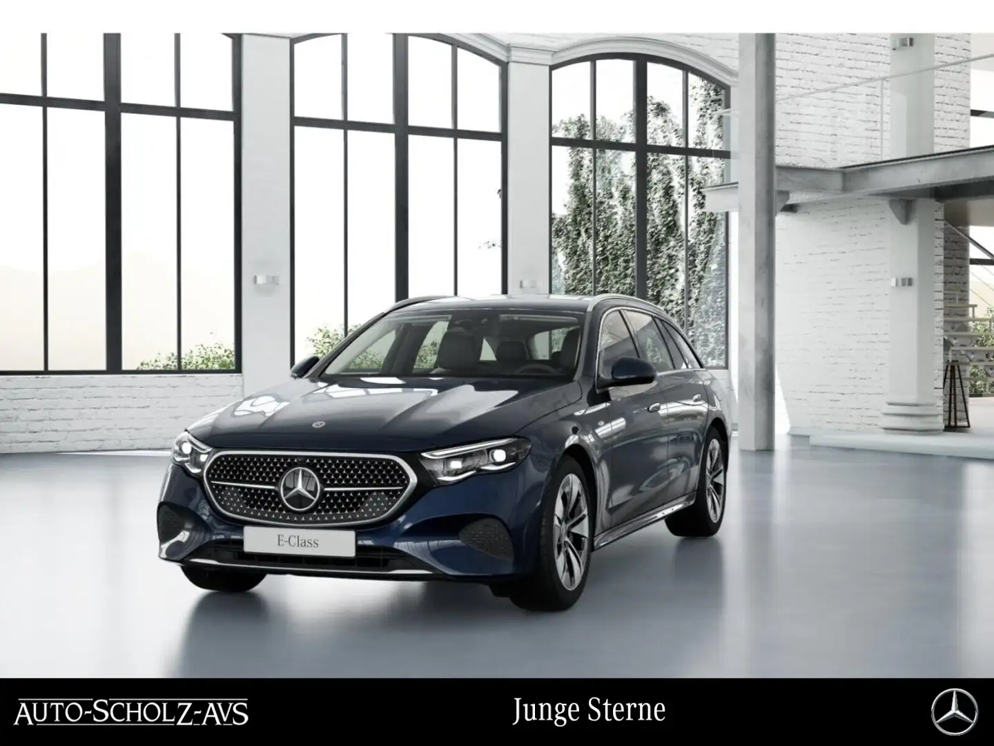 Mercedes-Benz E 300 de T Avantgarde AHK*Distro*LenkradHz*360°* Bleu - 1