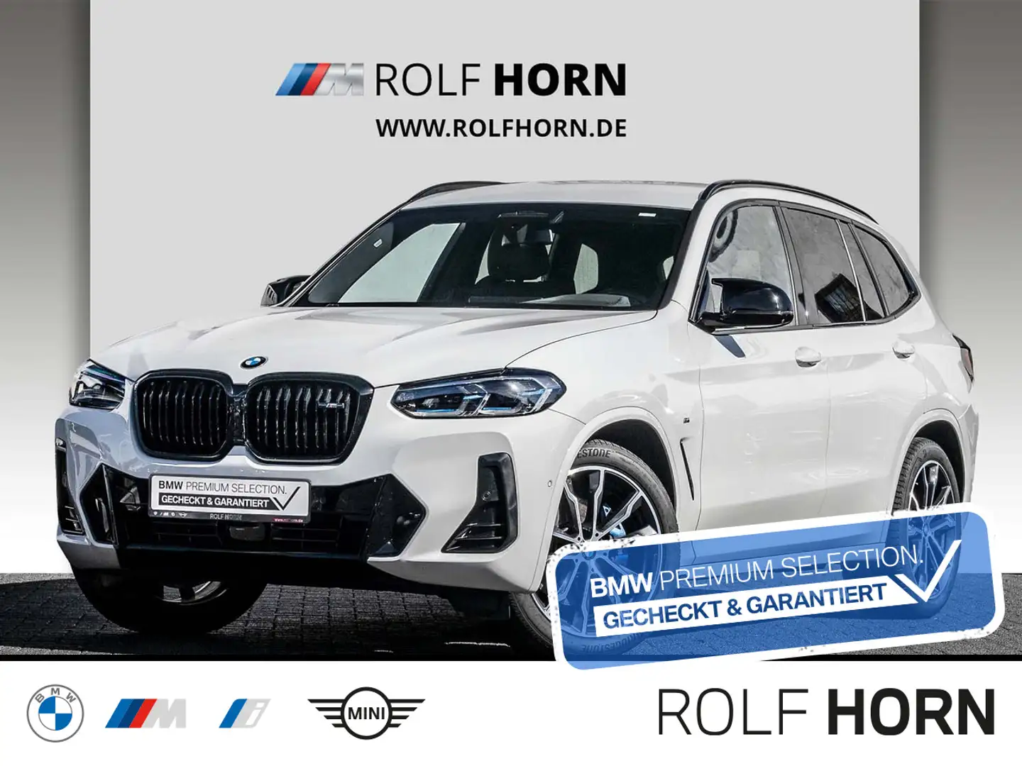 BMW X3 M40d Navi HeadUp AHK harman/kardon Laser RKam Weiß - 1