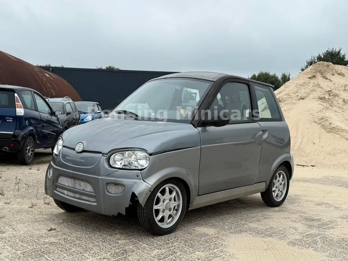 Microcar Tasso Italcar Mopedauto Minicar 45 KM Grau - 1