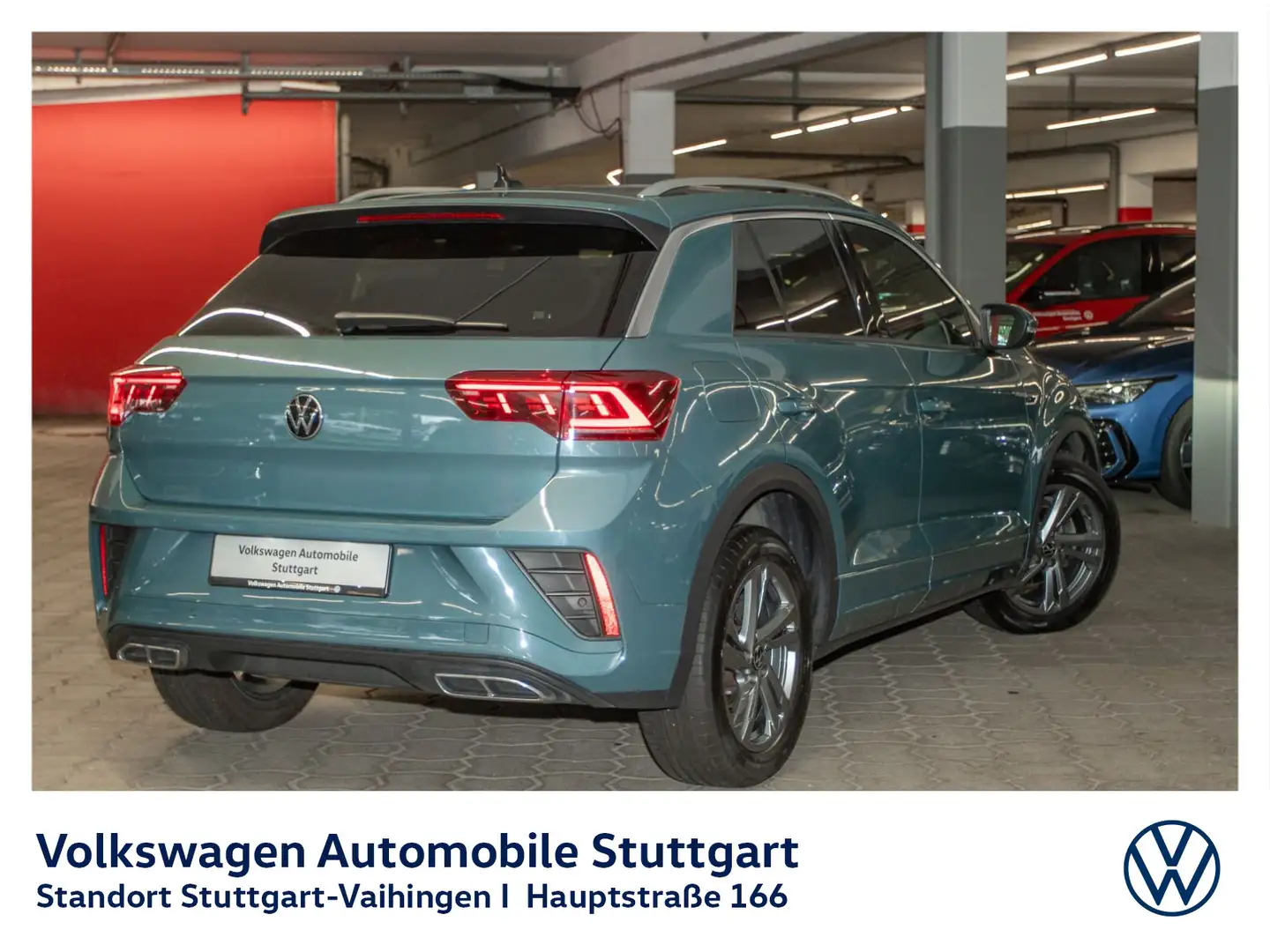 Volkswagen T-Roc 1.5 TSI R-Line DSG SHZ Navi Klima Kamera Blau - 2