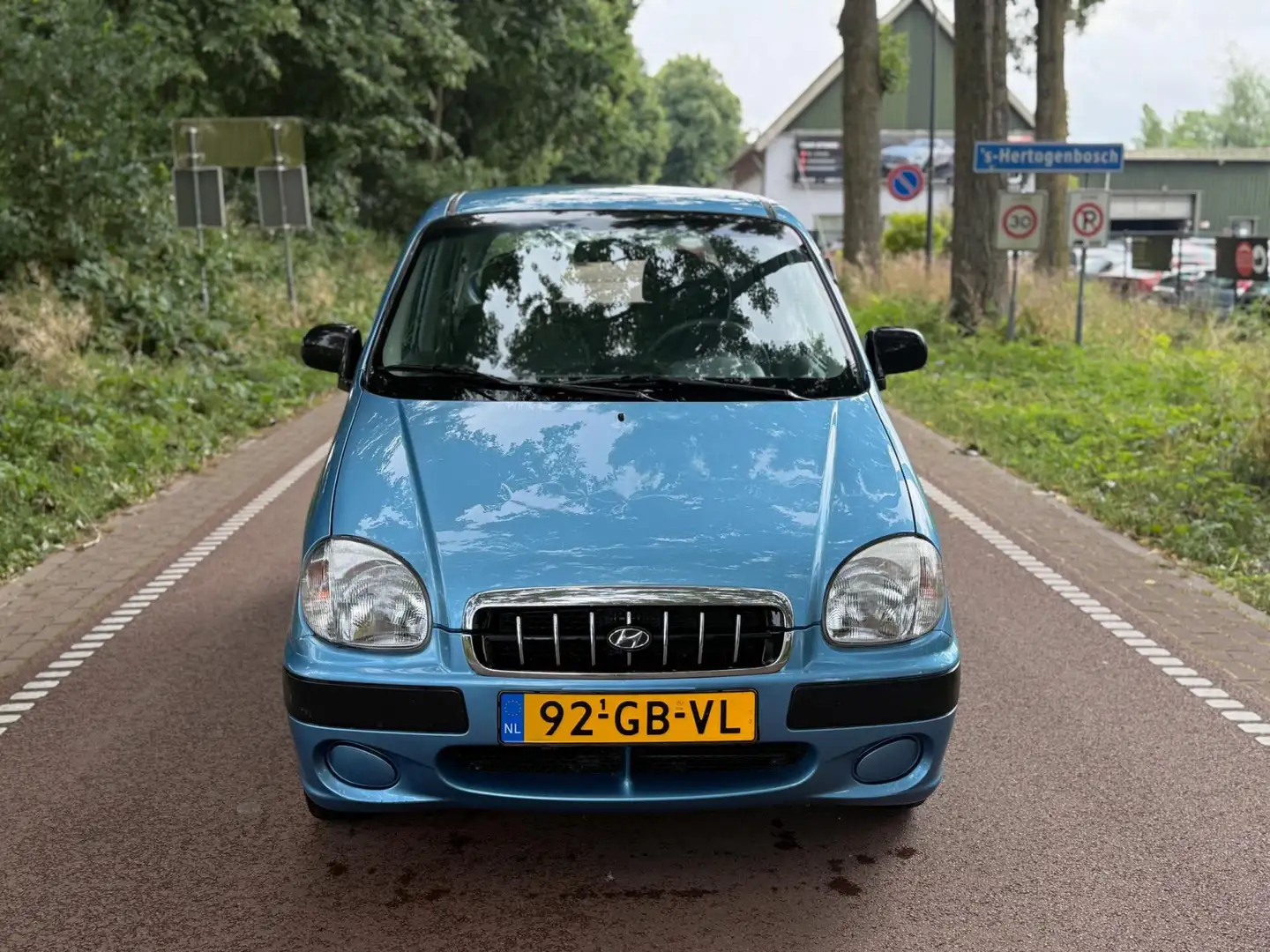 Hyundai Atos Spirit 1.0i SLX AUTOMAAT!INVALIDE VOERTUIG!LAGE KM Blauw - 2