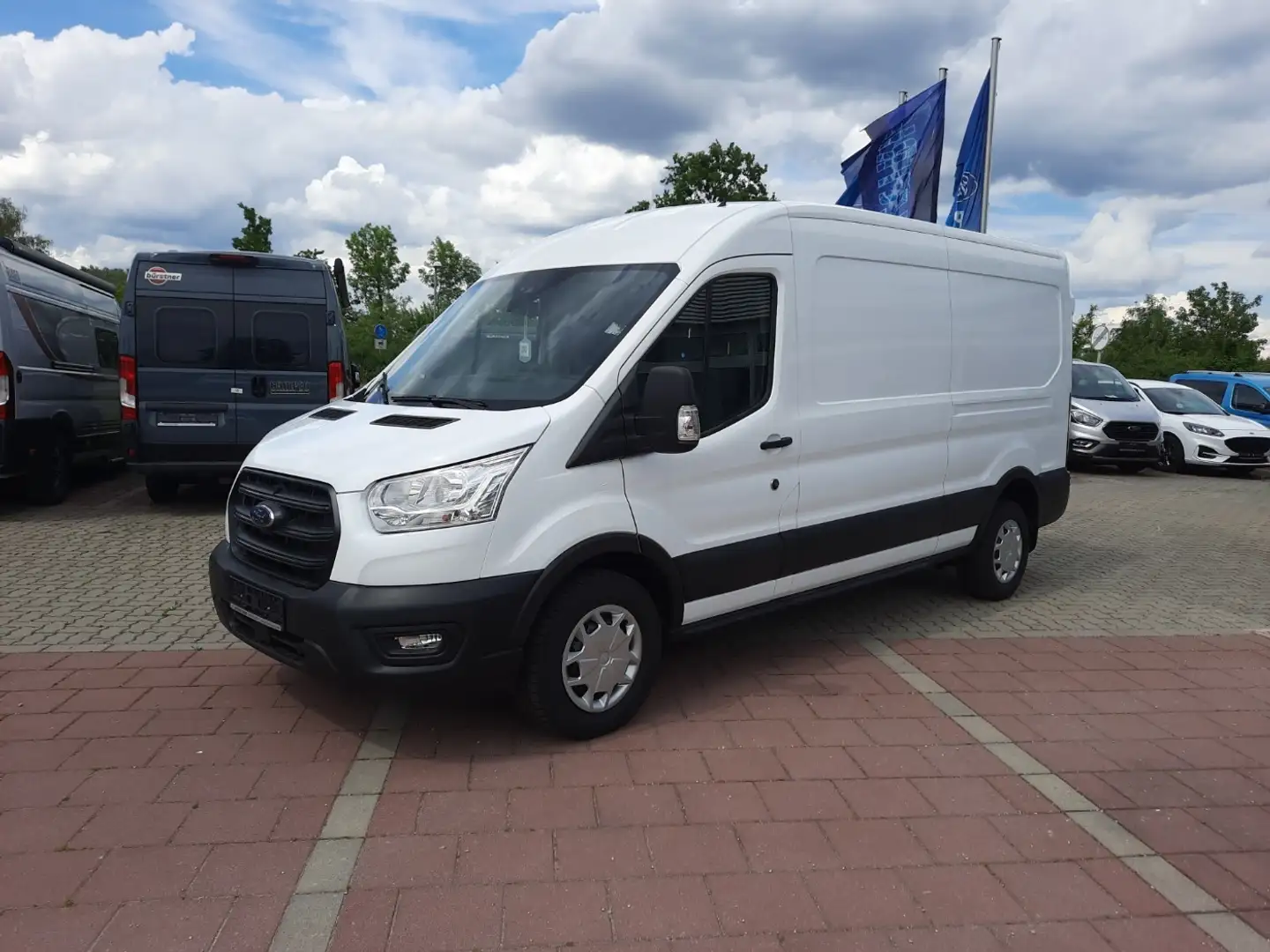Ford Transit Kasten 2.0 TDCi 350 L3 Trend PDC RFK Weiß - 2