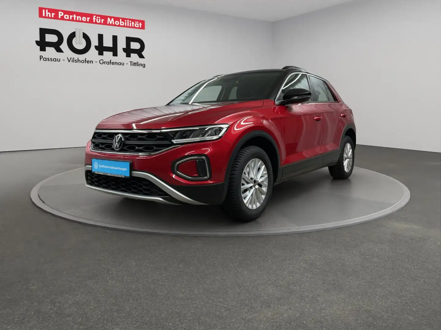 Volkswagen T-Roc Life (Garantie 08/2029.AHK.Navi.Kamera) 1.0 TSI Schwarz - 2