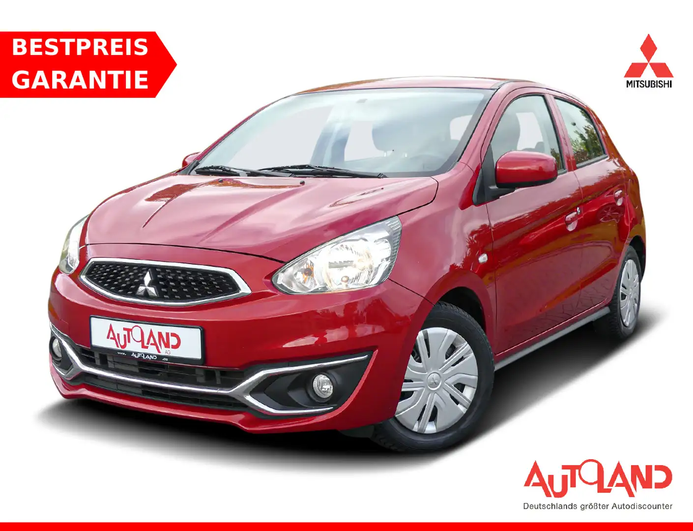 Mitsubishi Space Star 1.0 Diamant Edition Klima USB AUX Rot - 1
