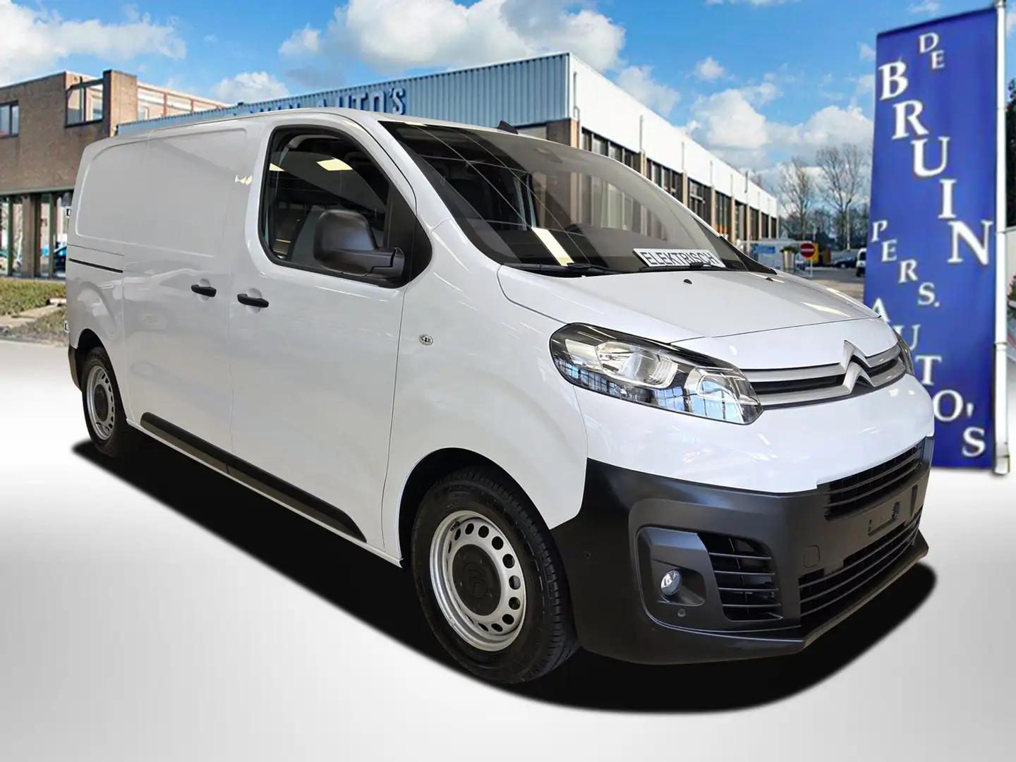 Peugeot e-Expert / Citroen e-Jumpy L2 50 kWh SNELLADER Airco Navi D Blanco - 1