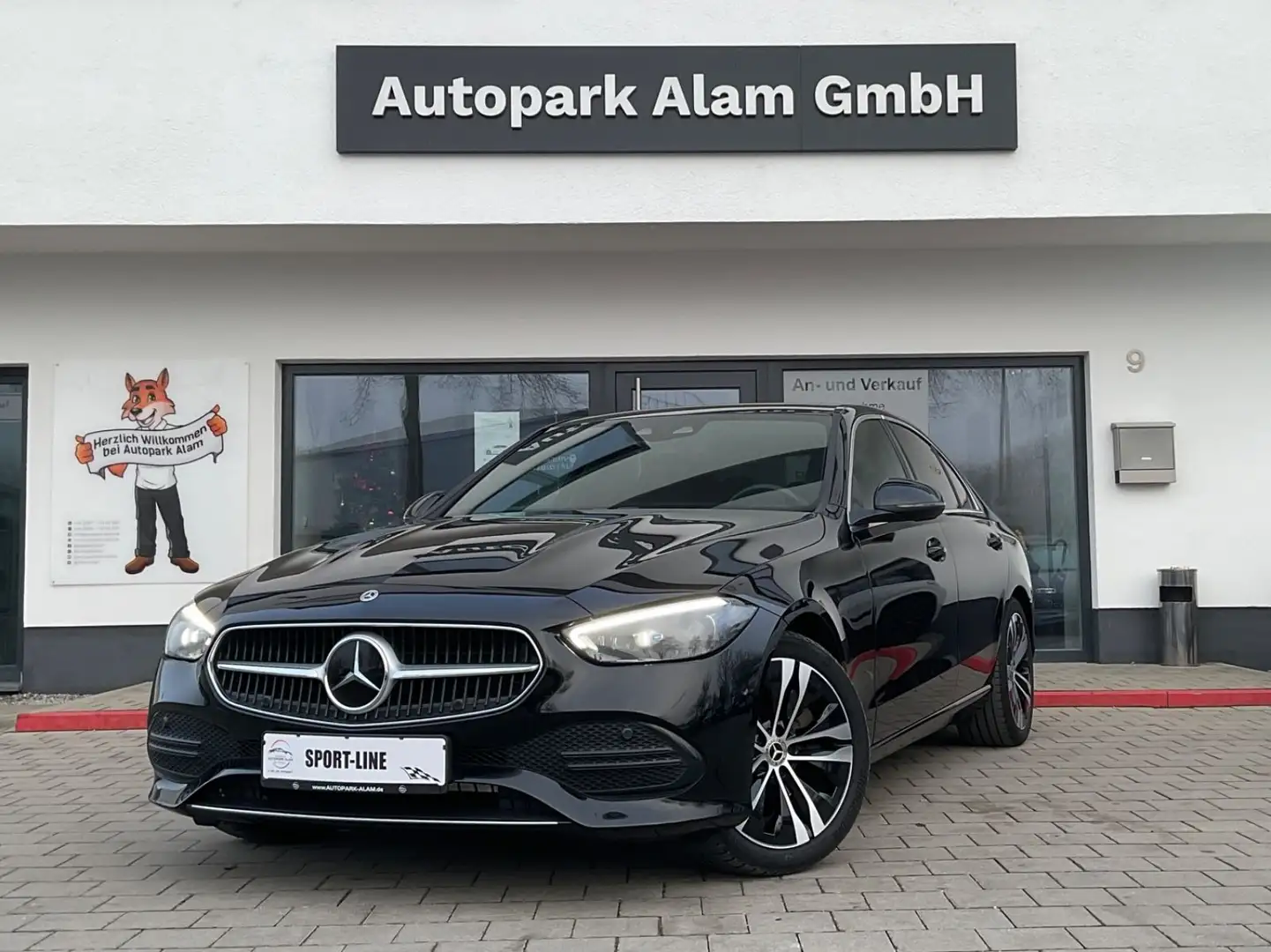 Mercedes-Benz C 220 d Lim. 9G-Tronic Avantgarde Lane RFK Side Noir - 1
