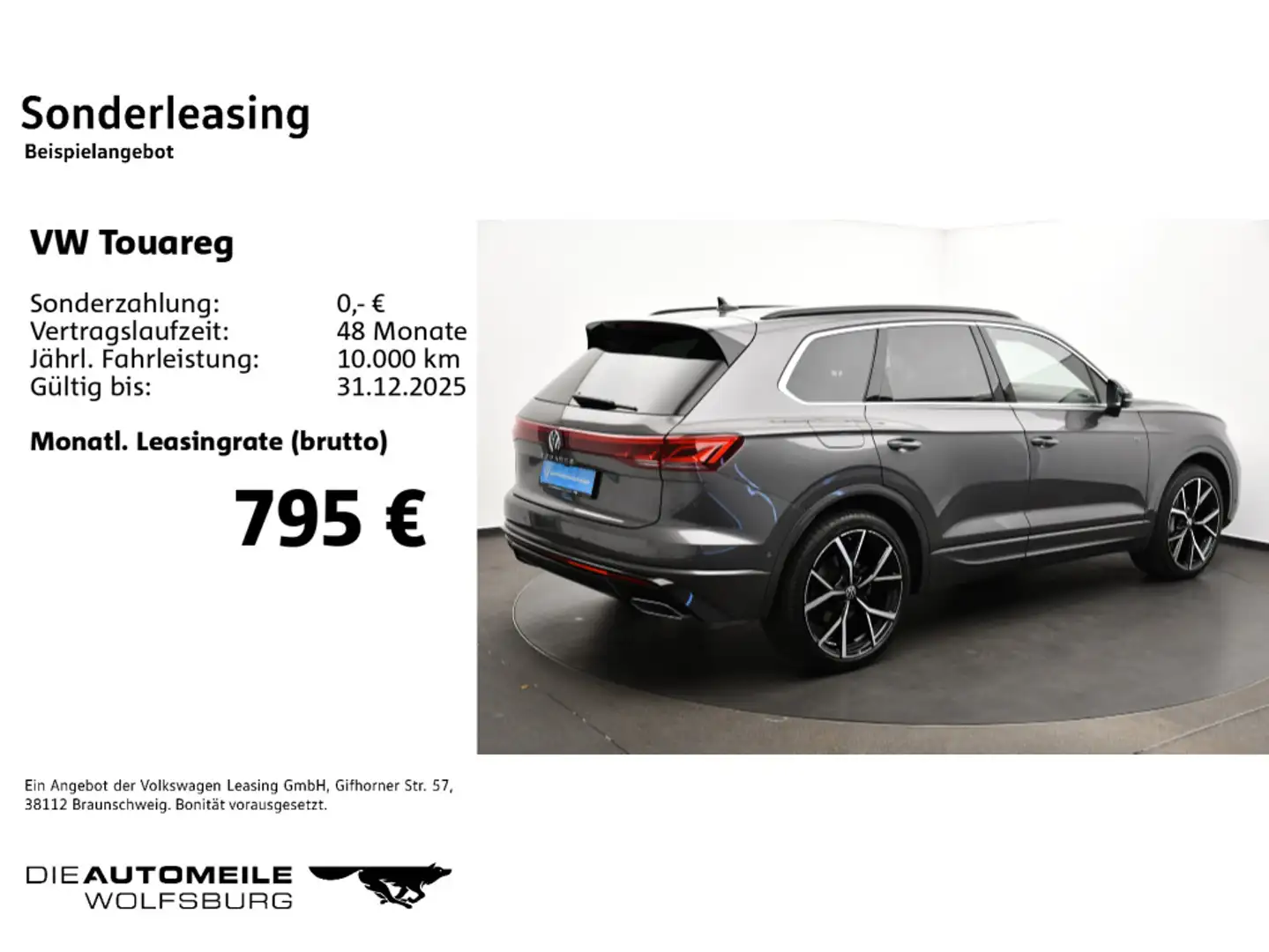 Volkswagen Touareg 3.0 TDI 4M Tip. R-Line Matrix/Stand/Pano Grau - 2