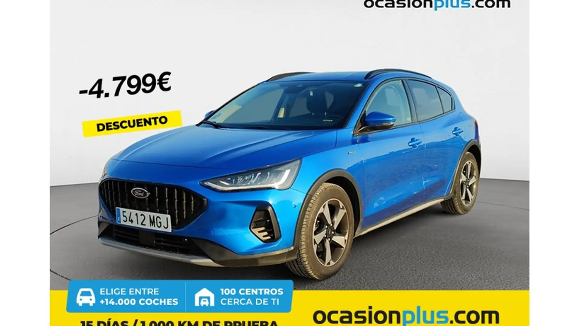 Ford Focus 1.0 Ecoboost MHEV Active 155 Azul - 1