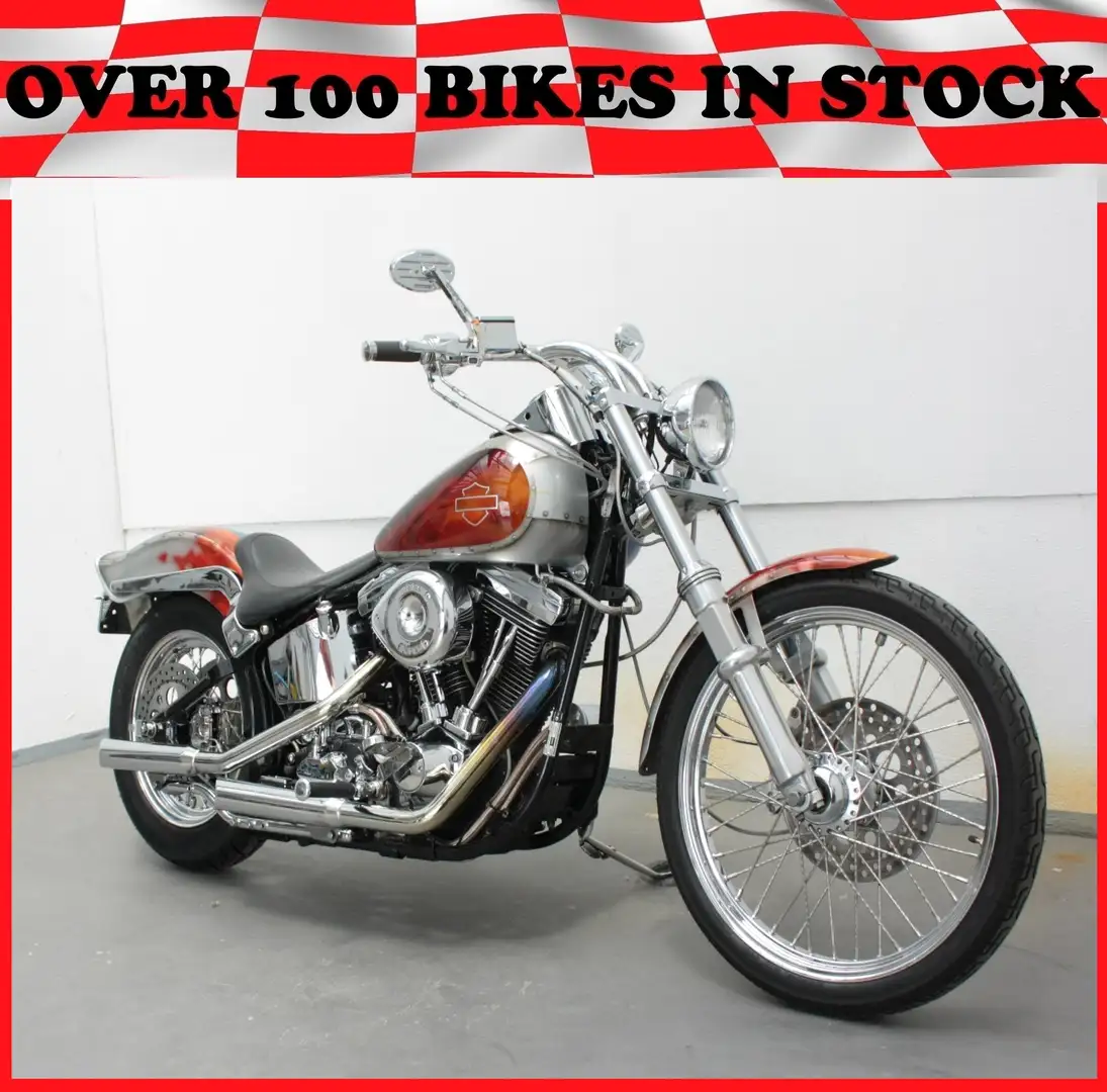 Harley-Davidson Softail FXSTC Softail Custom EVO Silber - 1