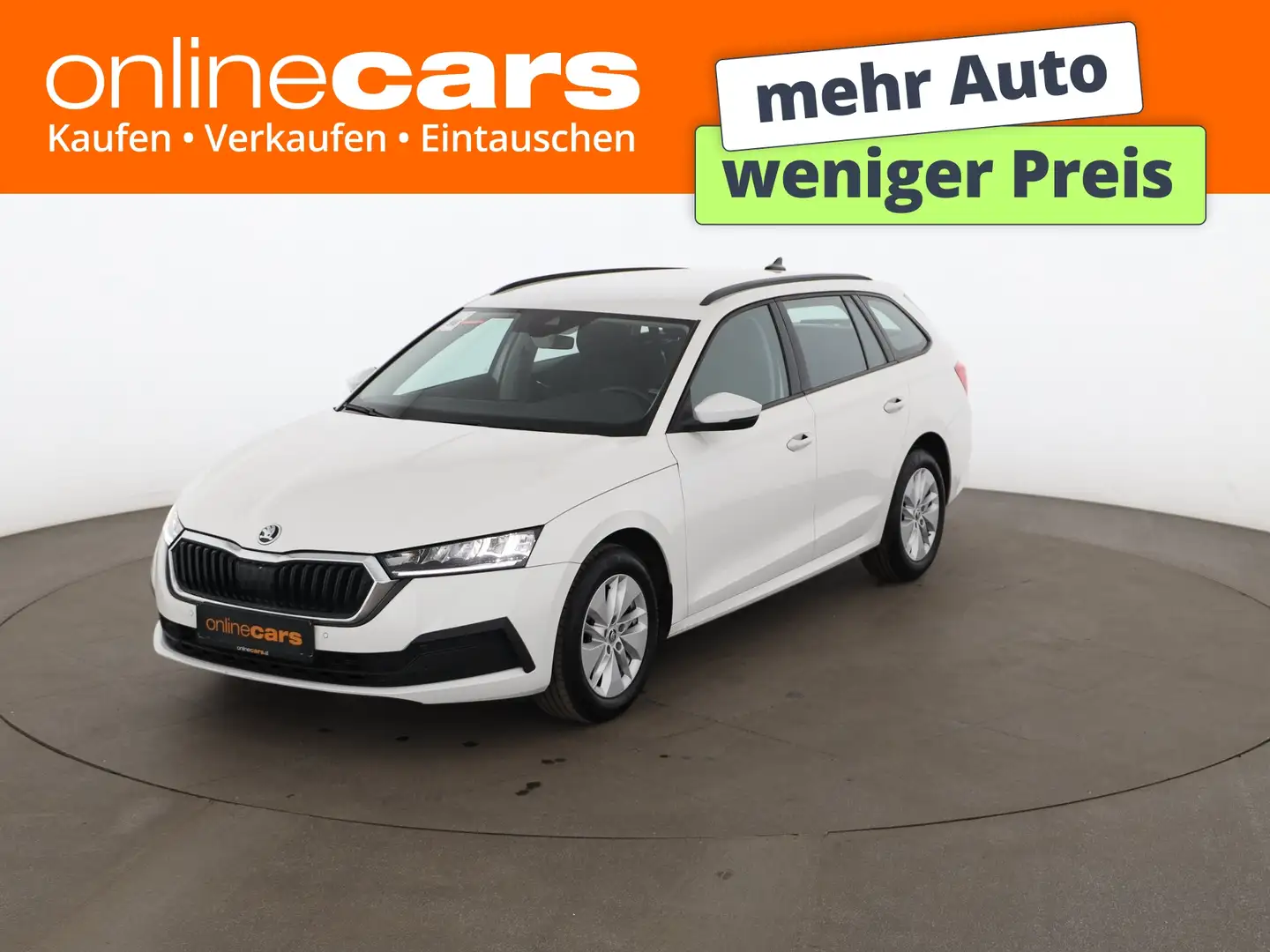 Skoda Octavia Combi 2.0 TDI Ambition Aut LED RADAR NAVI Weiß - 1