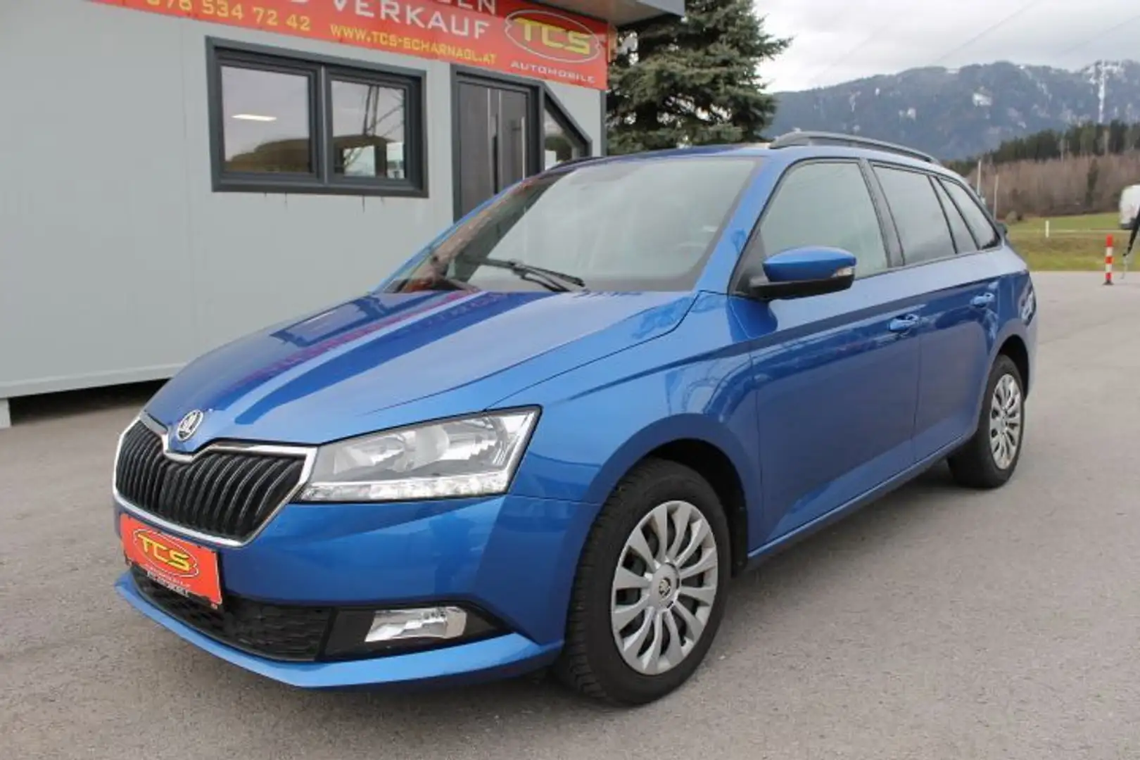 Skoda Fabia Combi SC 1,0 TSI+Sitzheizung*** Blauw - 1