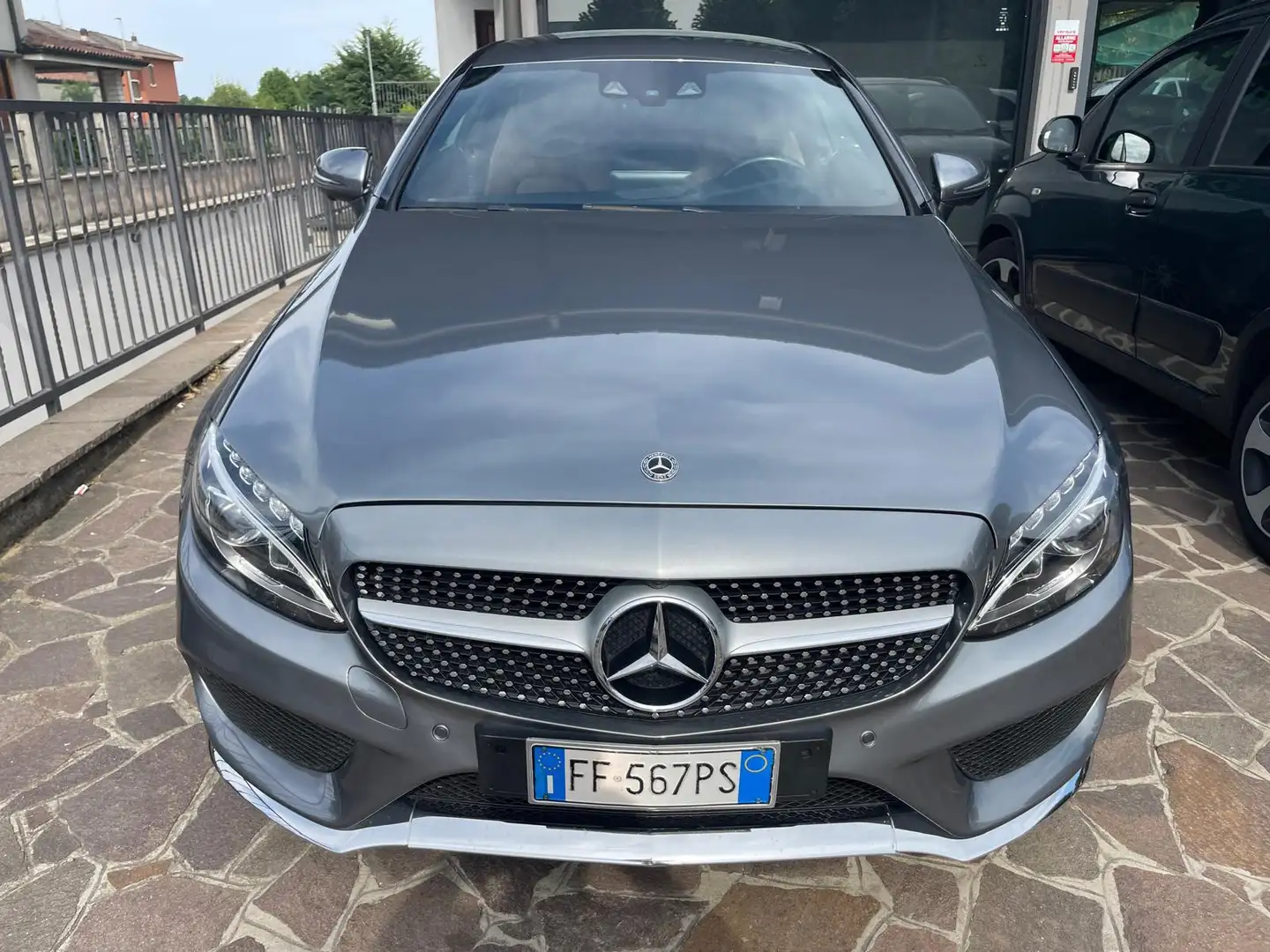 Mercedes-Benz C 220 C Coupe 220 d Premium Plus auto GARANZIA Grigio - 2