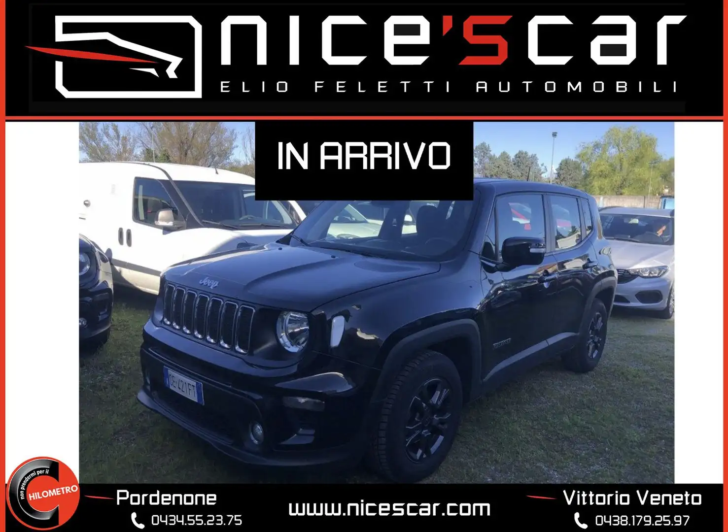 Jeep Renegade 1.6 Mjt 130 CV Longitude Nero - 1