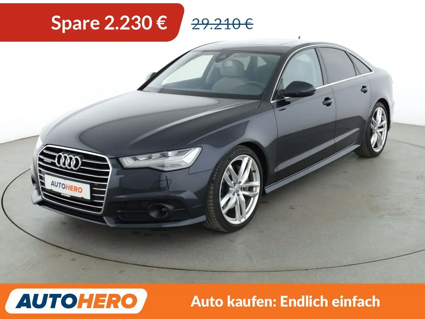 Audi A6 3.0 V6 TDI clean diesel quattro Aut.*NAVI*LED*BOSE Чорний - 1