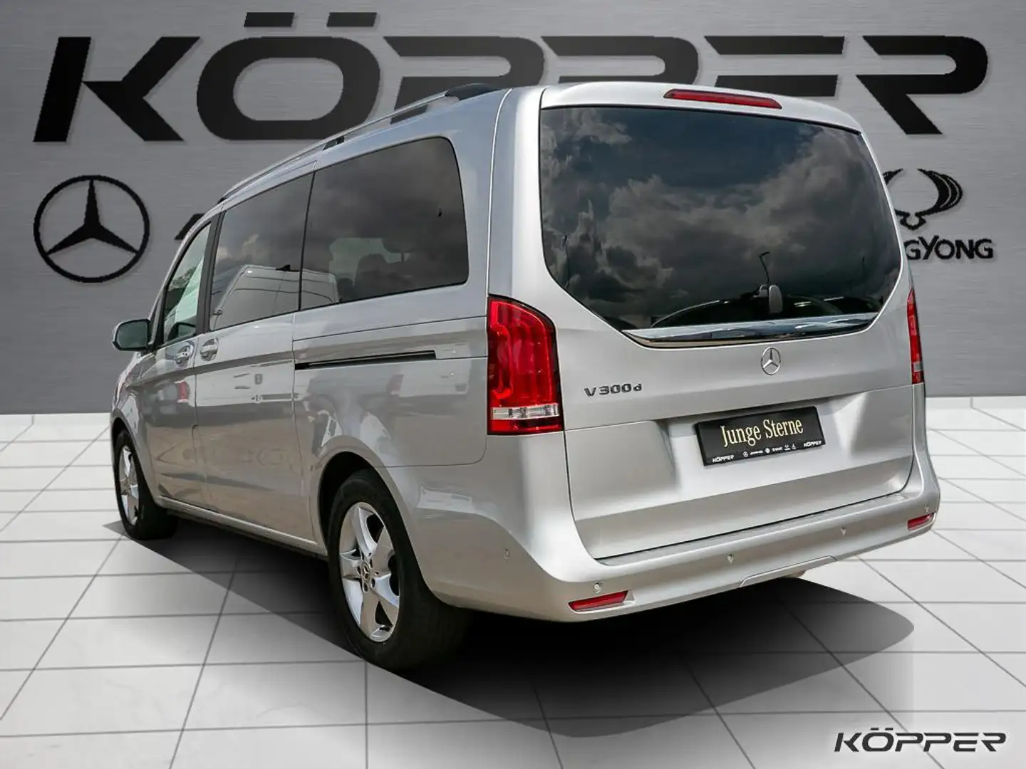 Mercedes-Benz V 300 d EDITION L Standhzg Leder AHK Distronic Stříbrná - 2