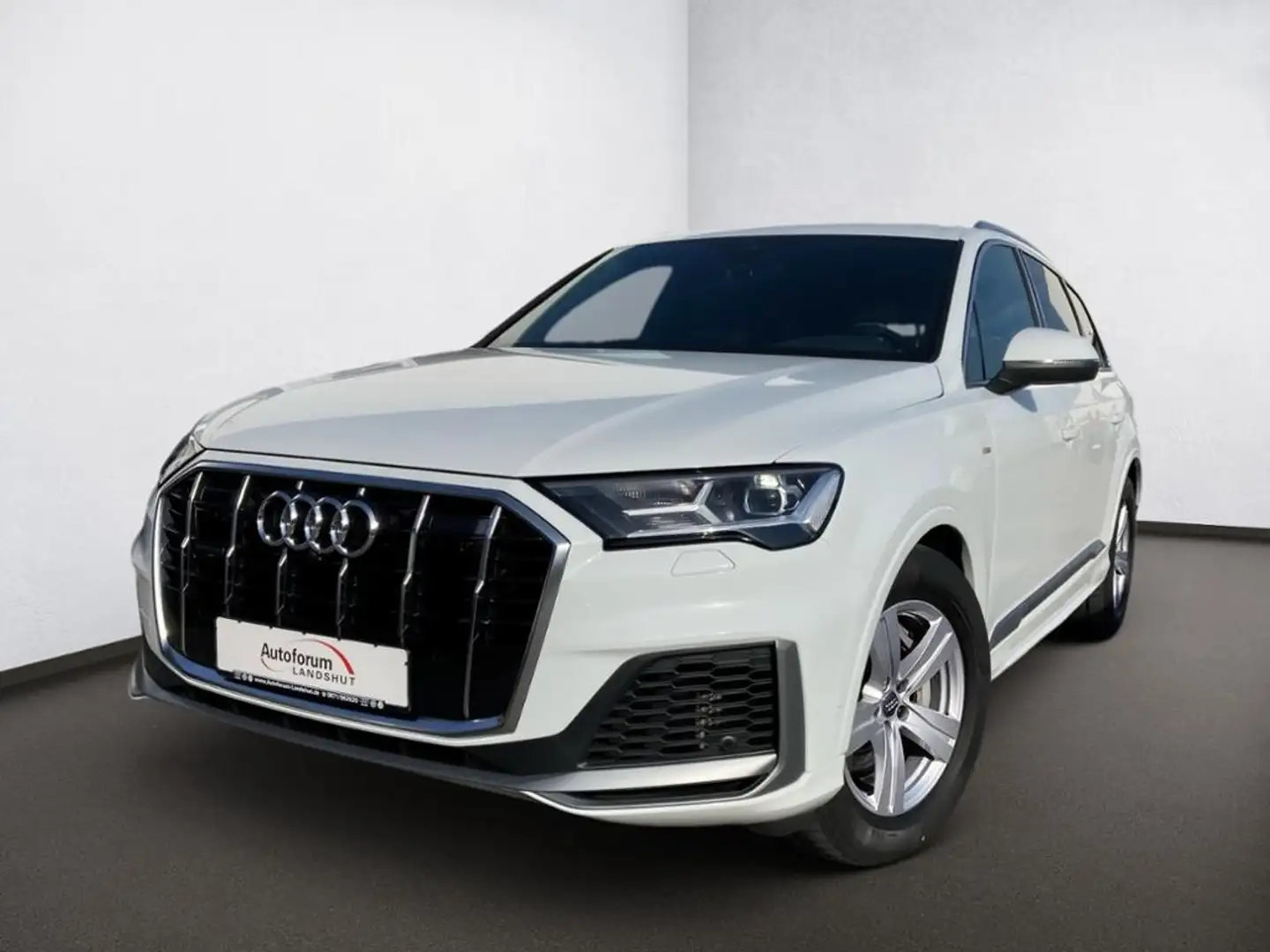 Audi Q7 55 TFSI quattro S-line PANO/AHK/KAM/B&O/AIR Blanc - 2