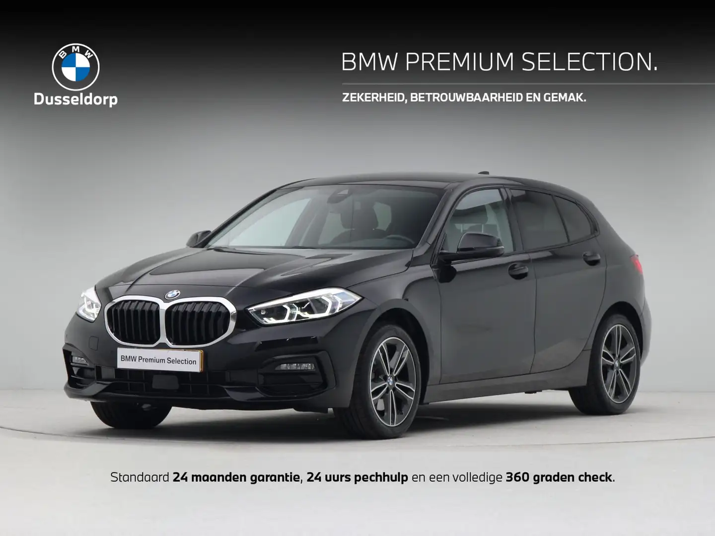 BMW 118 1 Serie 118i Sport Line Zwart - 1