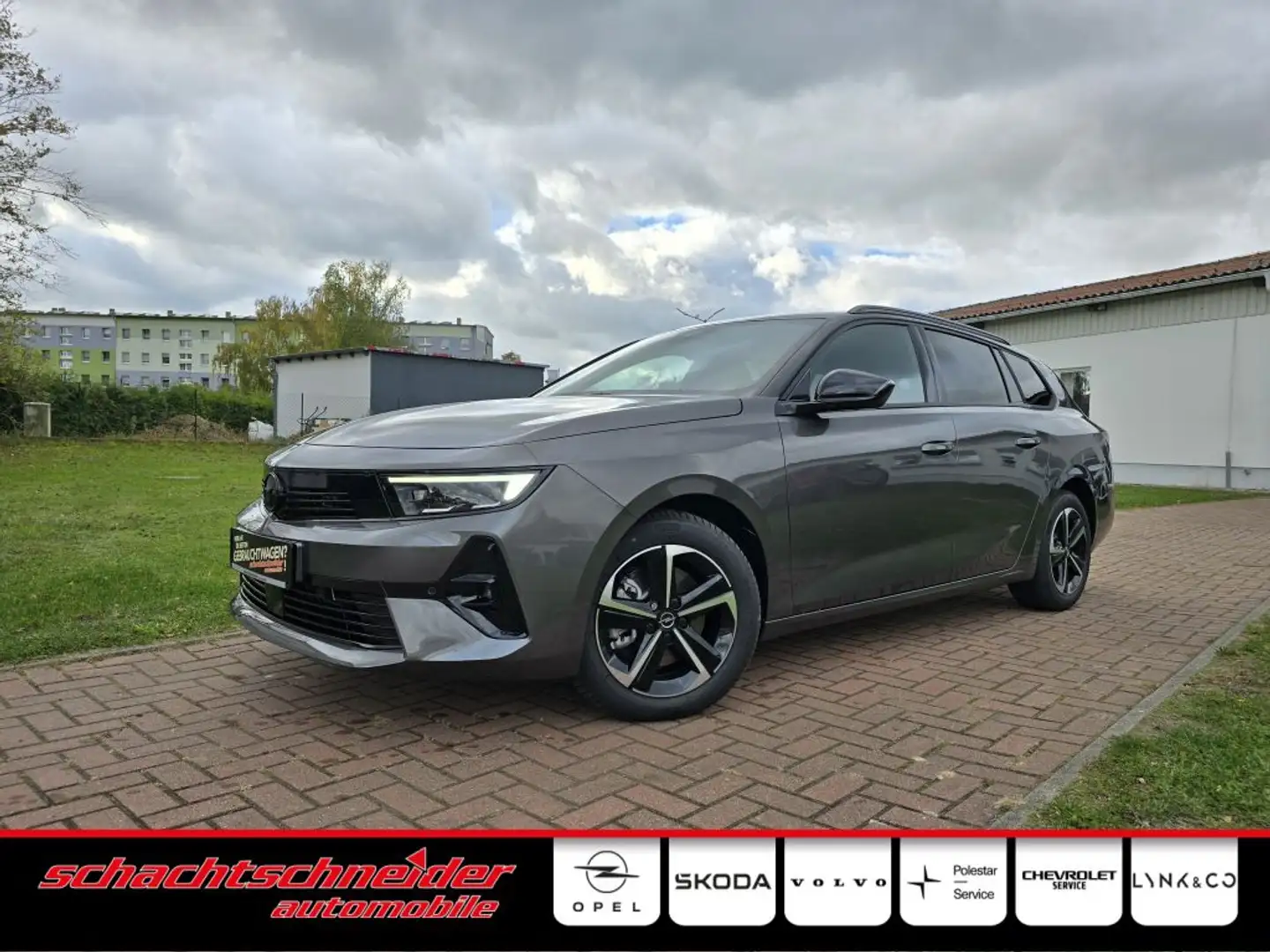 Opel Astra ST GS 1.2 Turbo Aut.+IntelliLux+ACC+360+ Grijs - 1