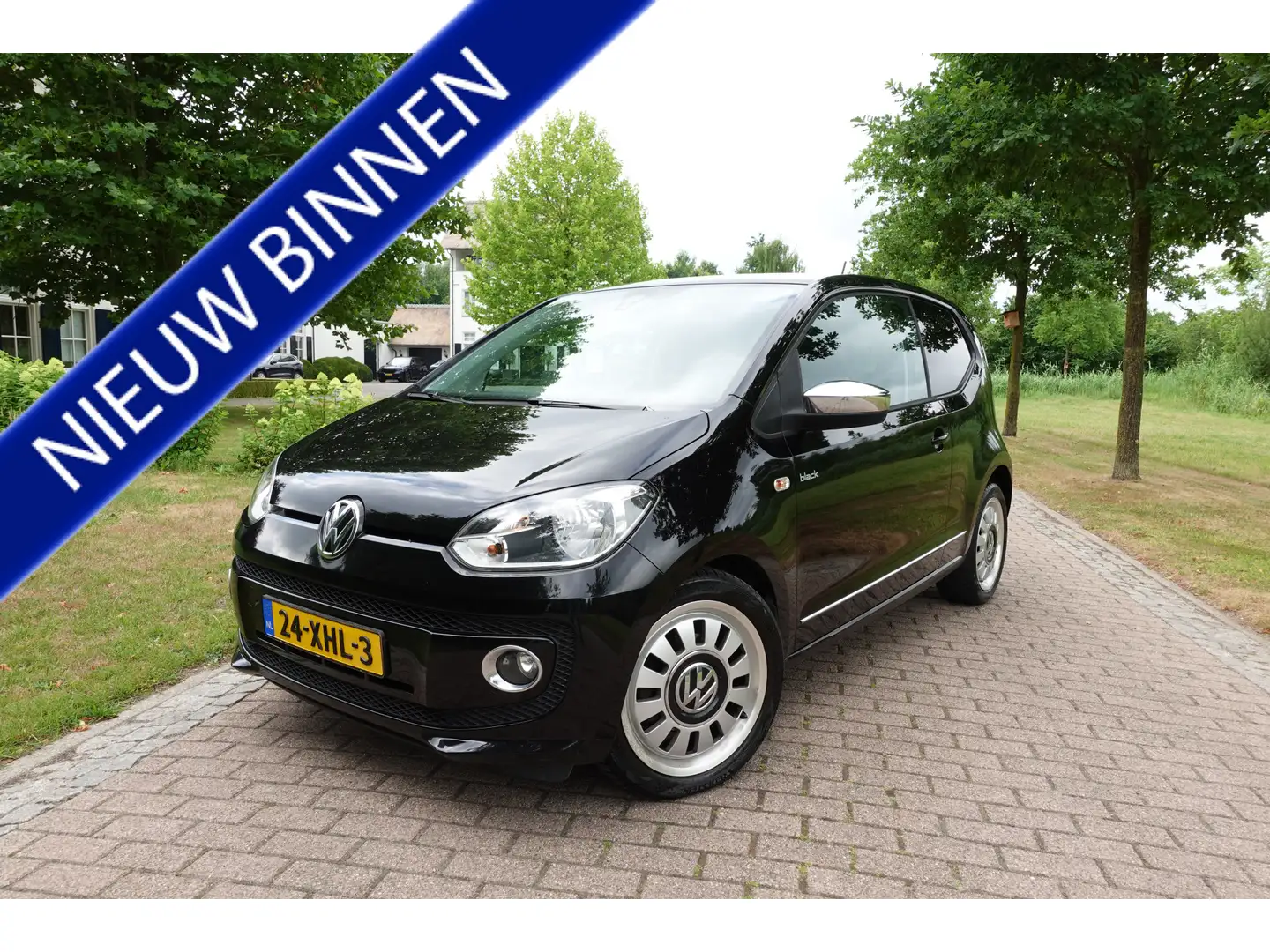 Volkswagen up! 1.0 high Up! Black Edition BlueMotion | NAP | NL A Zwart - 1