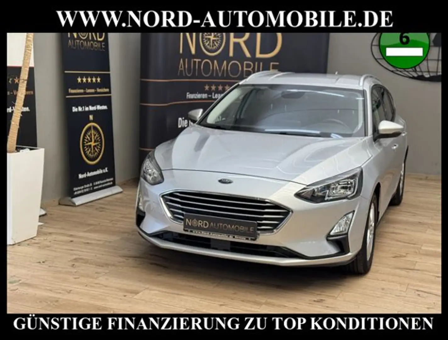 Ford Focus Turnier 1.5 EcoBlue *LED*ACC*KAM*TOP-KM* Cool&Conn Silver - 1