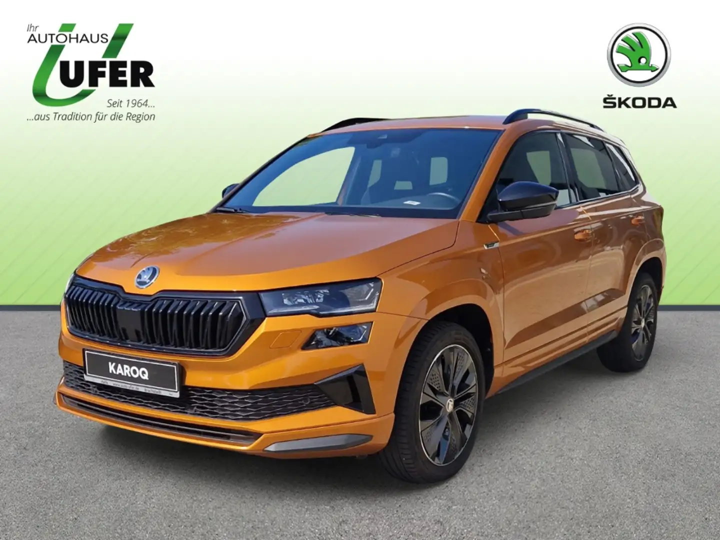 Skoda Karoq Sportline 1.5 TSI AHK DCC RFK ACC Orange - 1