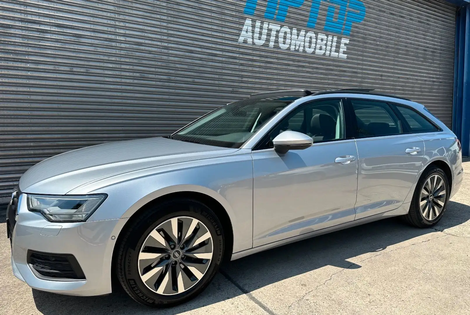 Audi A6 Avant 40 TDI*PANO*STANDHEIZ*LED*NAVI*KAM*AHK* Argent - 1
